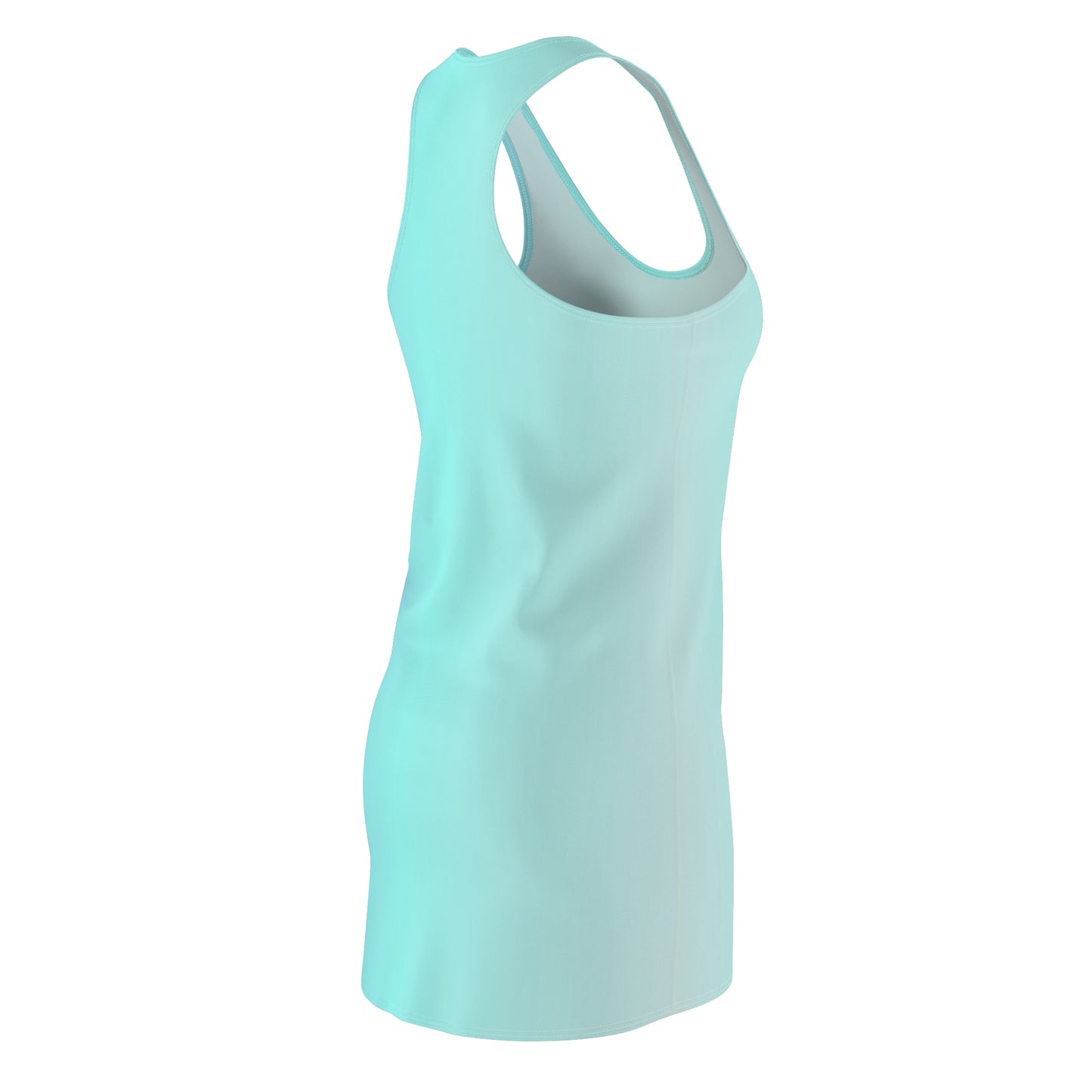 Türkis Farbverlauf Racerback Kleid – Leichtes Sommerkleid