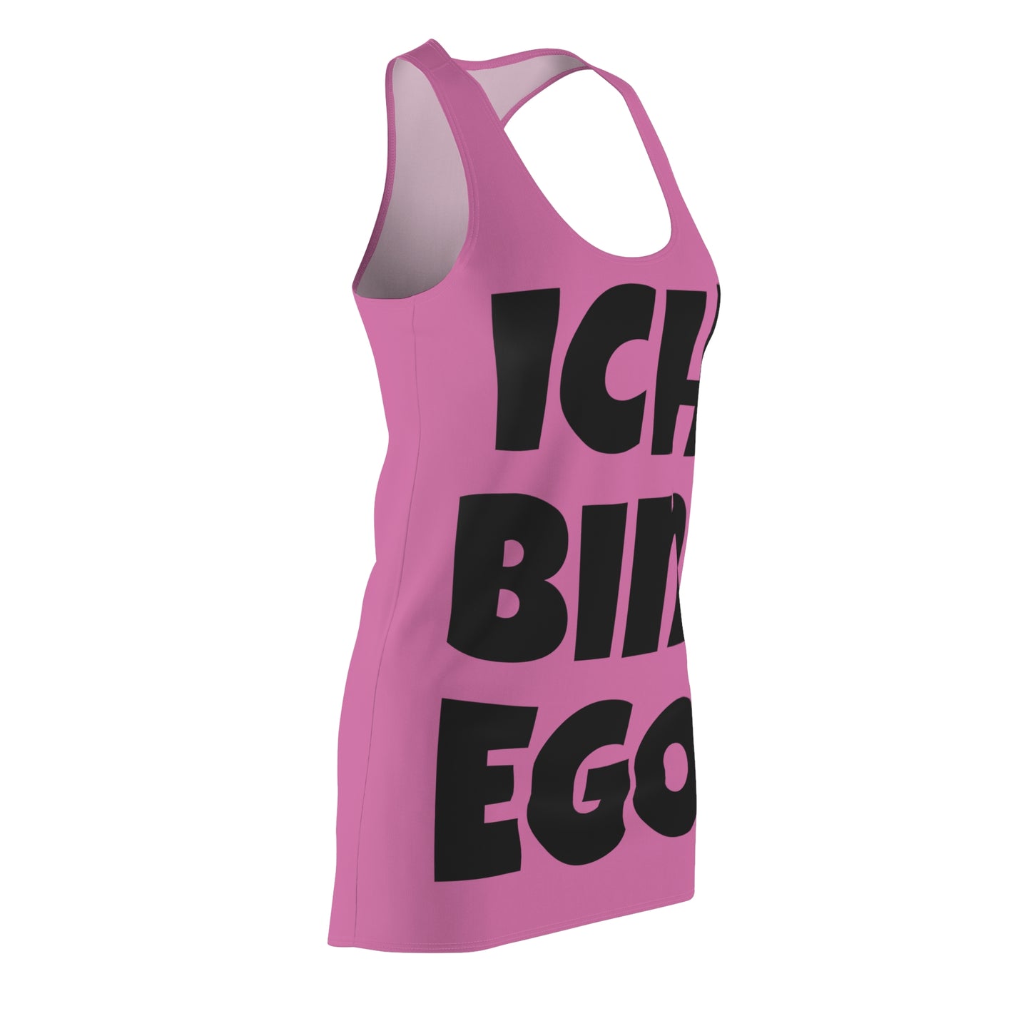 Ich Bin Ego Racerback Kleid – Statement Sommerkleid