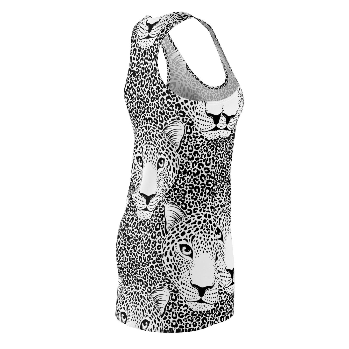 Leopard Print Racerback Kleid – Sommerkleid mit Animal Print, Sexy Streetwear, Trendiges Party Outfit für Damen