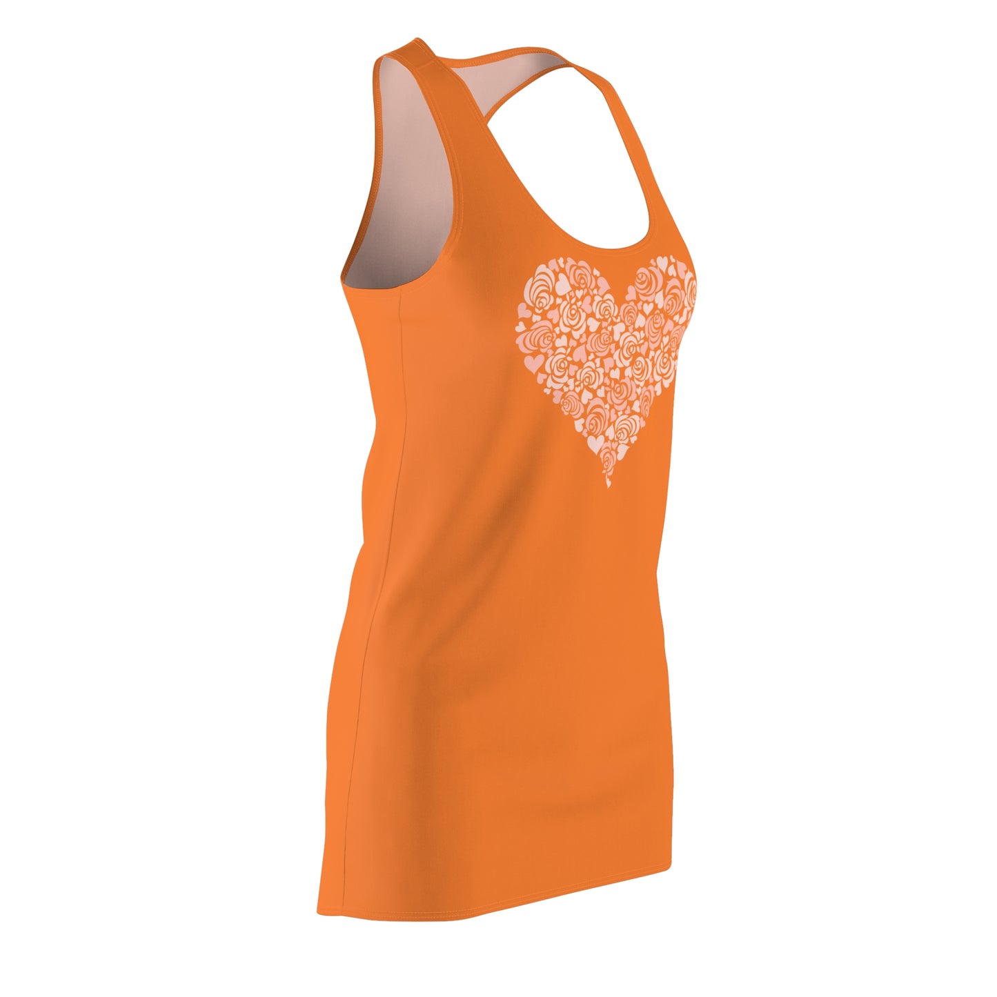 Crusta Floral Heart Kleid Racerback Romantisches Sommerkleid