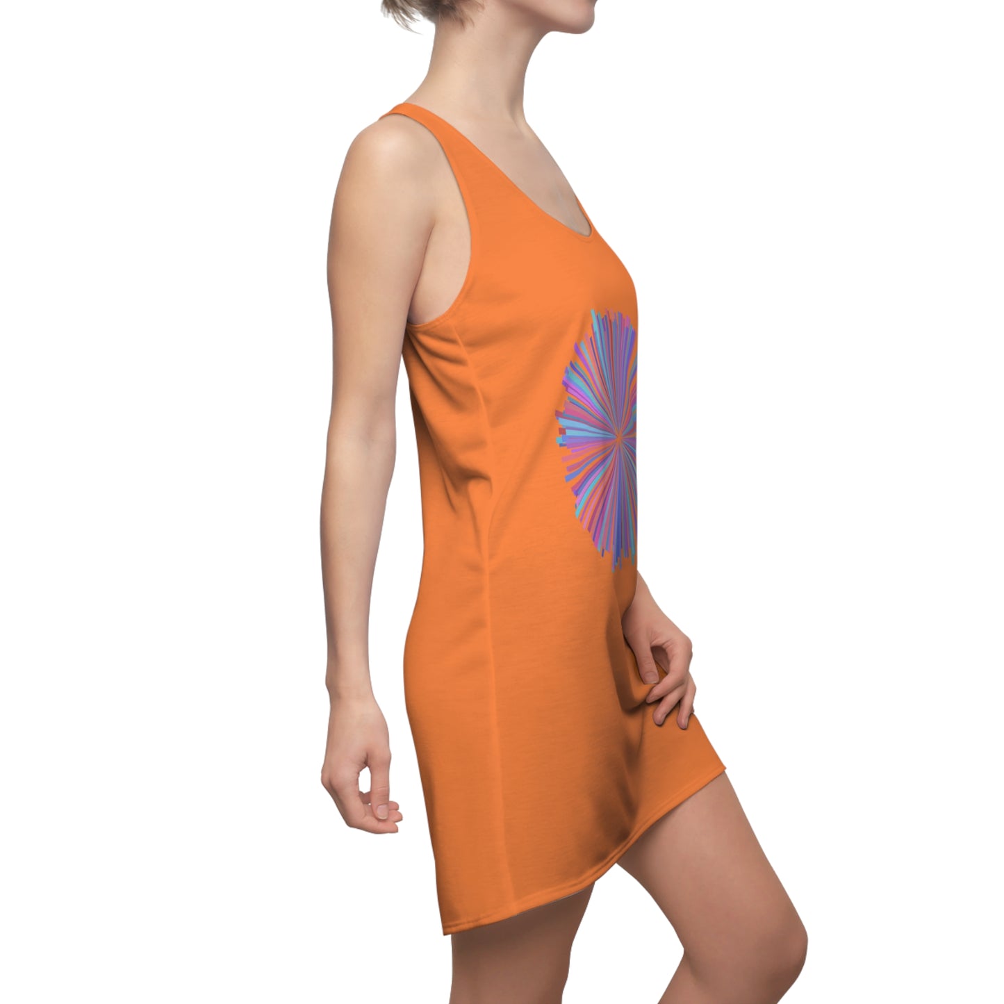 Crusta Racerback Kleid mit Aquarell-Muster – Sommerkleid, elegant & leicht