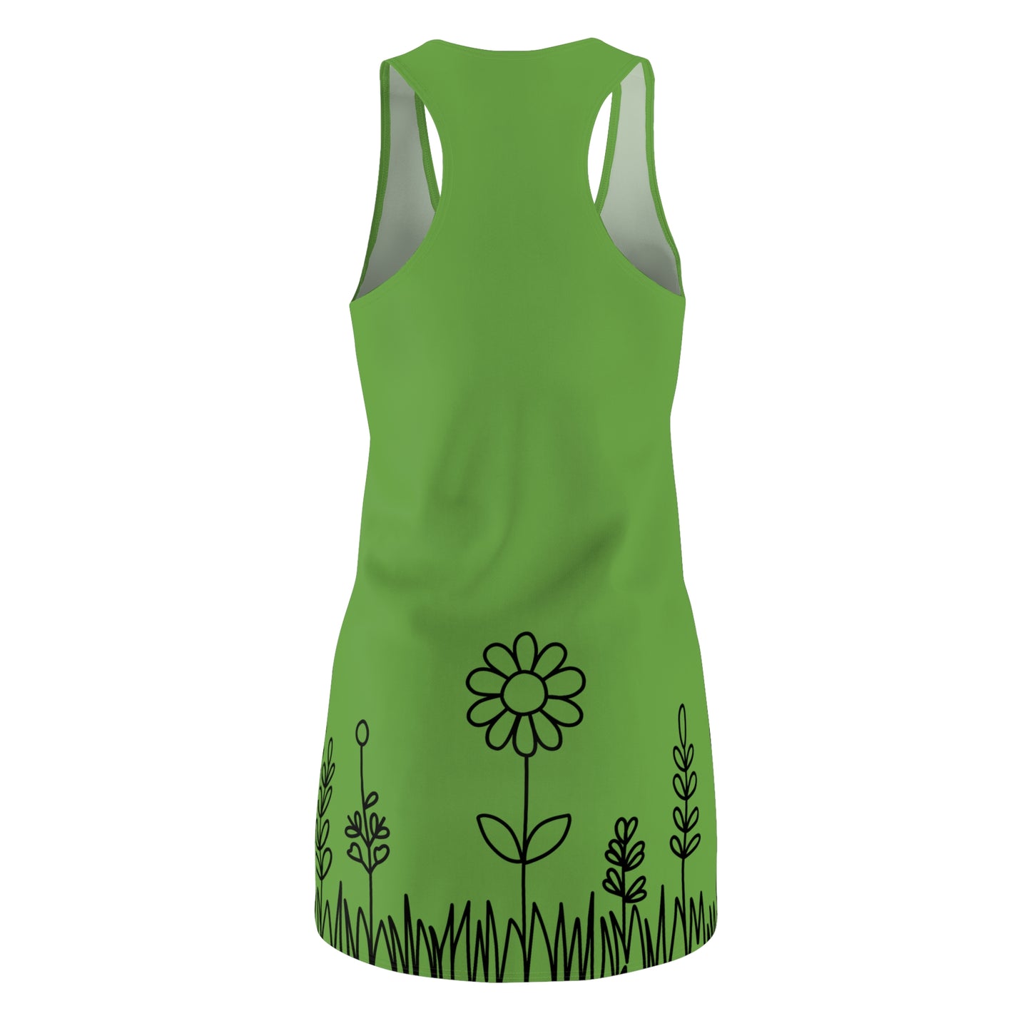 Blumen Racerback Kleid – Bequemes Sommerkleid