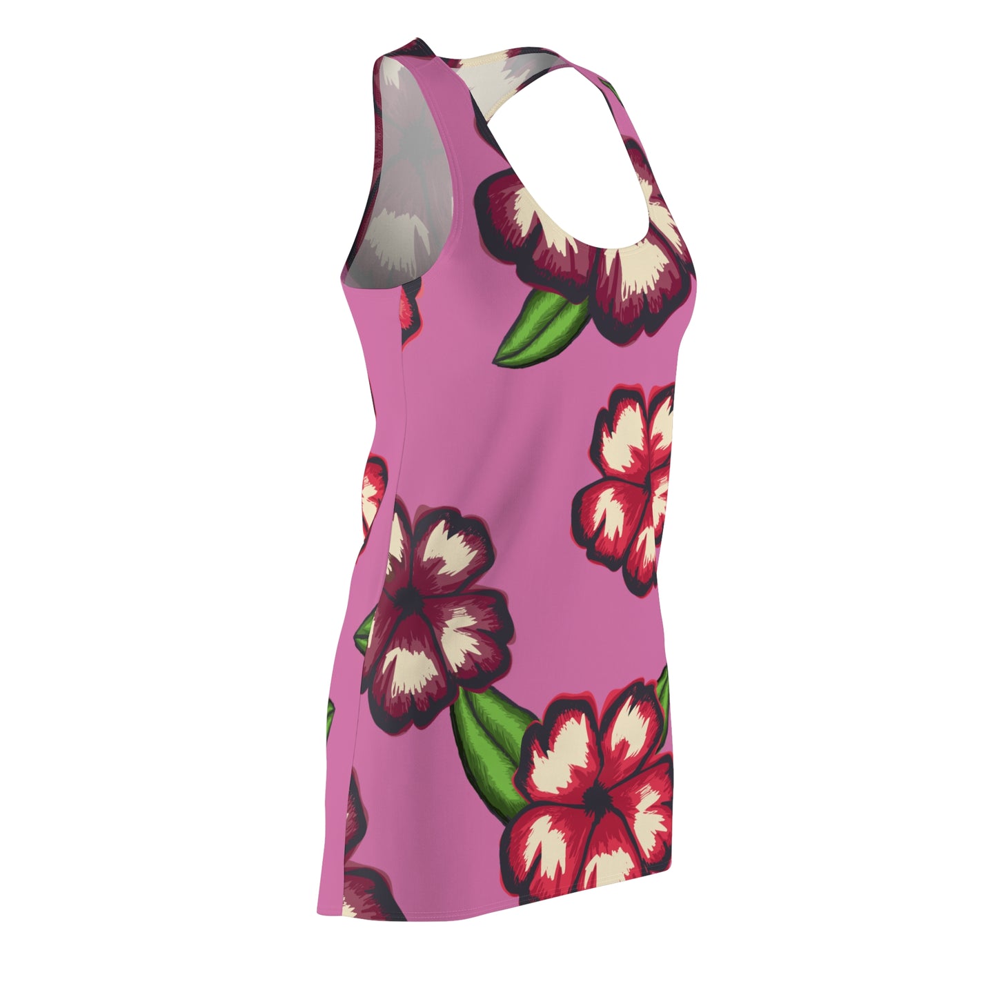 Rosanes Hibiskus Racerback Kleid – Stylishes Sommerkleid