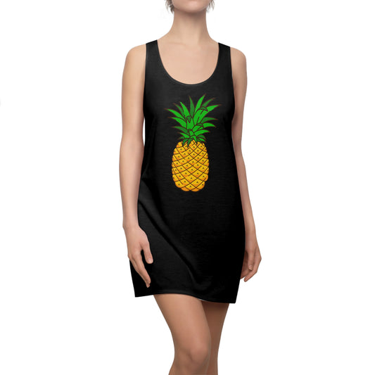 Ananas Racerback Kleid – Tropisches Sommerkleid