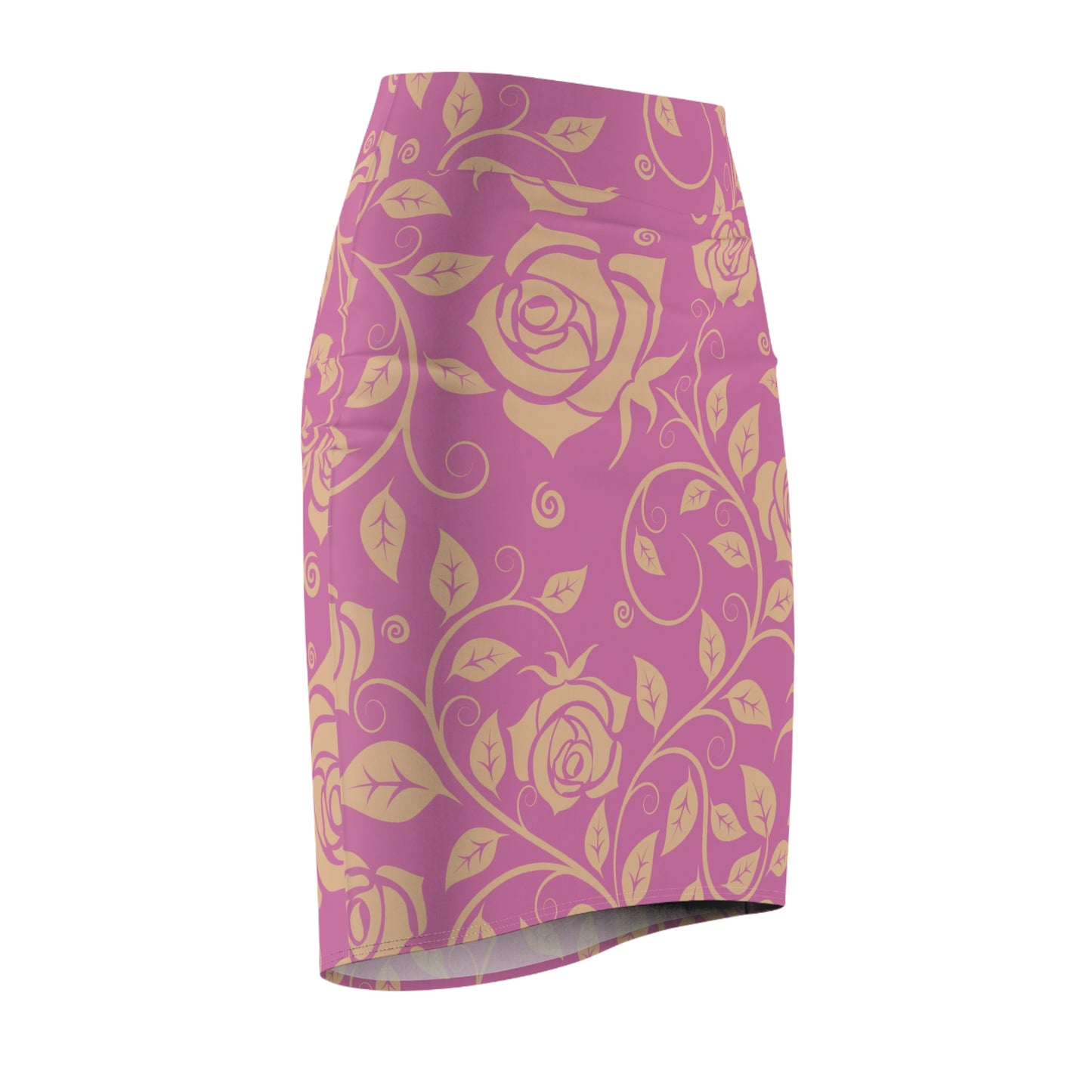 Damen Rock Floral Bleistift Elegant Business Event