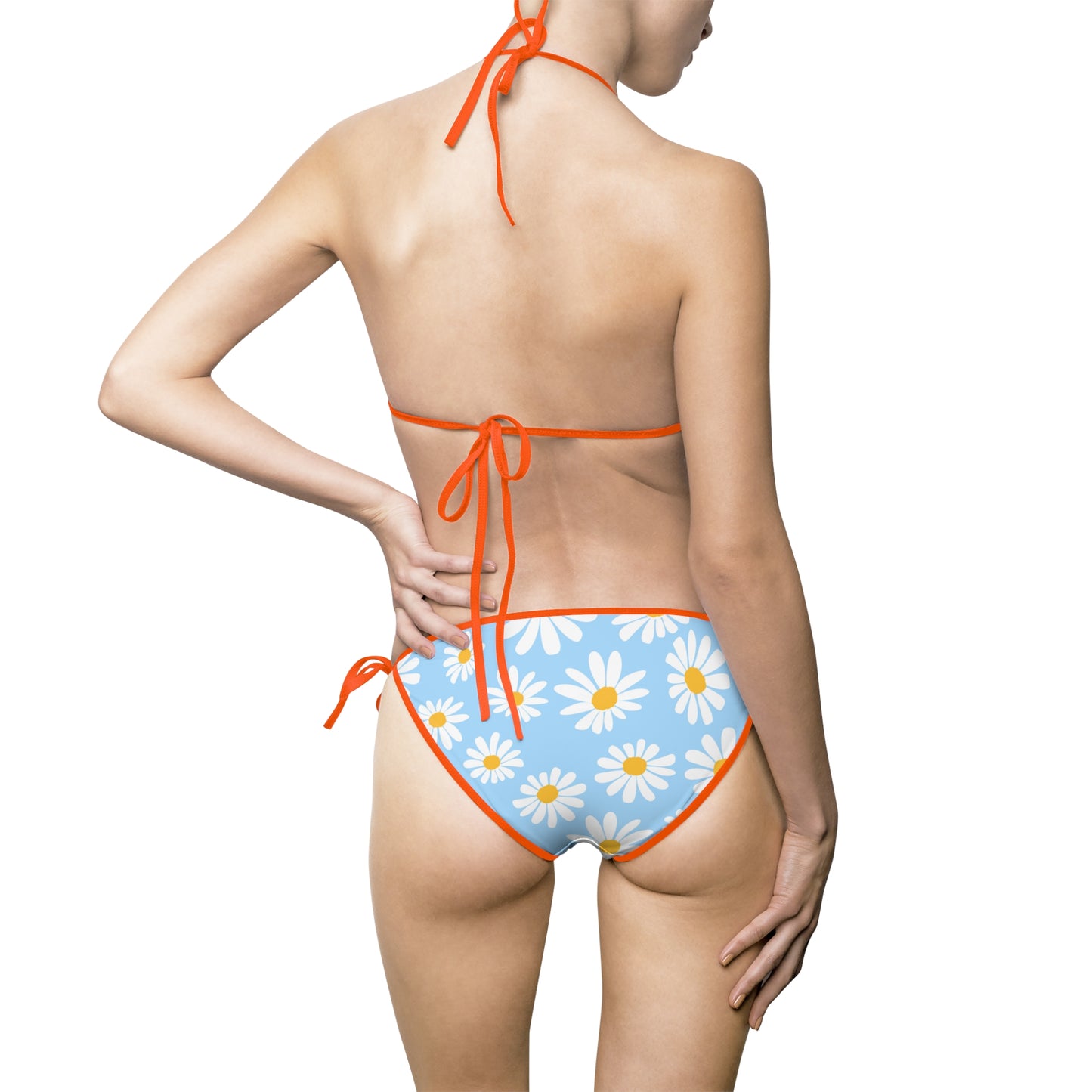 Daisy Bikini Set – Blumen Print Badeanzug