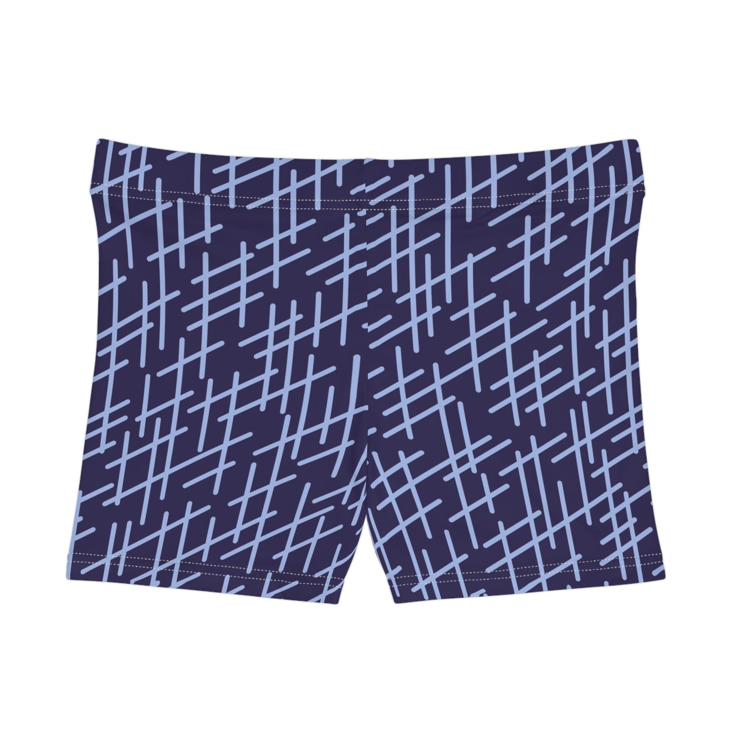 Damen Sport Shorts Modernes Muster Atmungsaktiv Fitness Freizeit