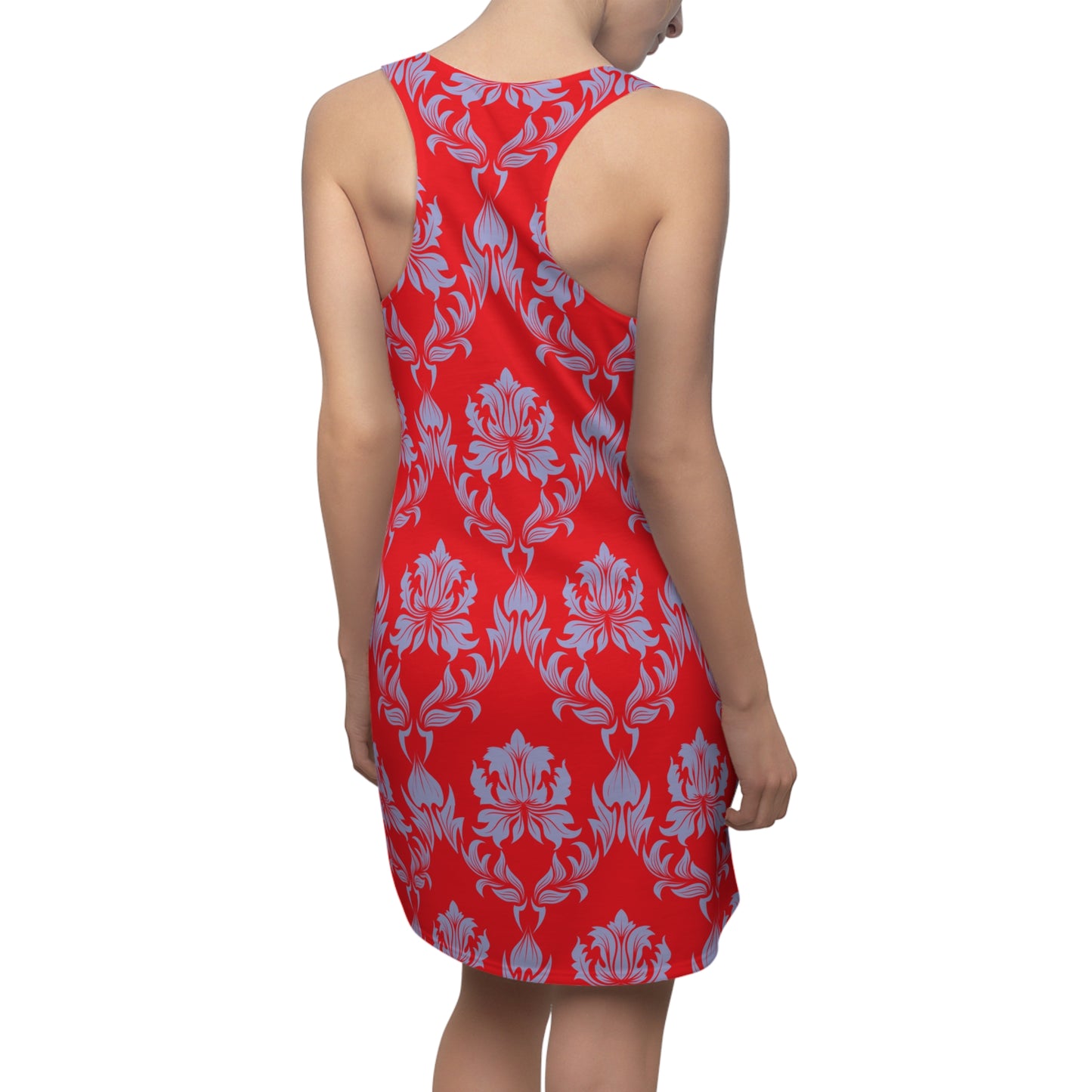 Damen Racerback Kleid mit floralem Muster – Bequemes Sommerkleid
