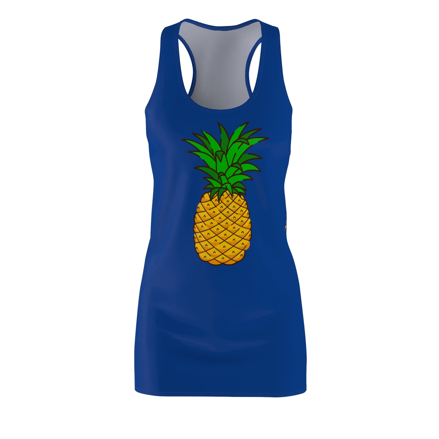 Ananas Racerback Kleid – Tropisches Sommerkleid