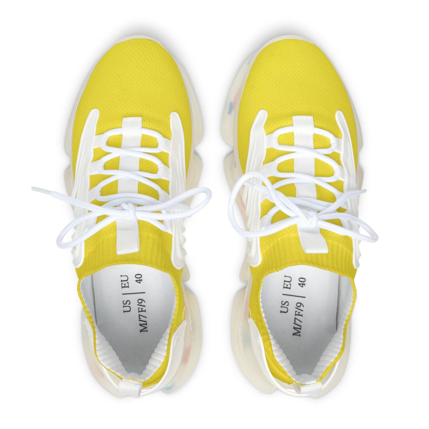 Gelbe Damen Sneaker – Trendy Sportschuhe Alltag Fashion