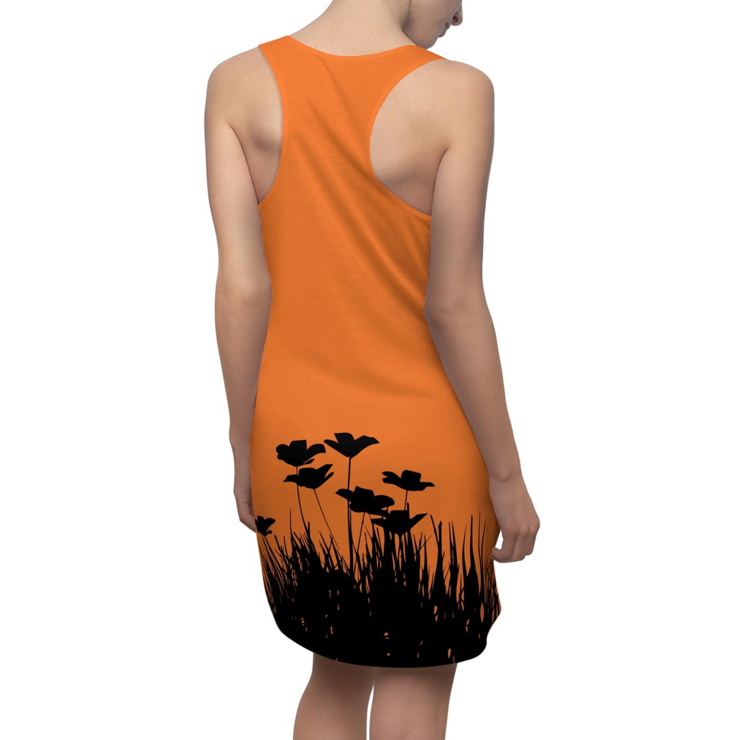 Crusta Racerback Damenkleid – Botanisches Sommerkleid, Freizeitkleid