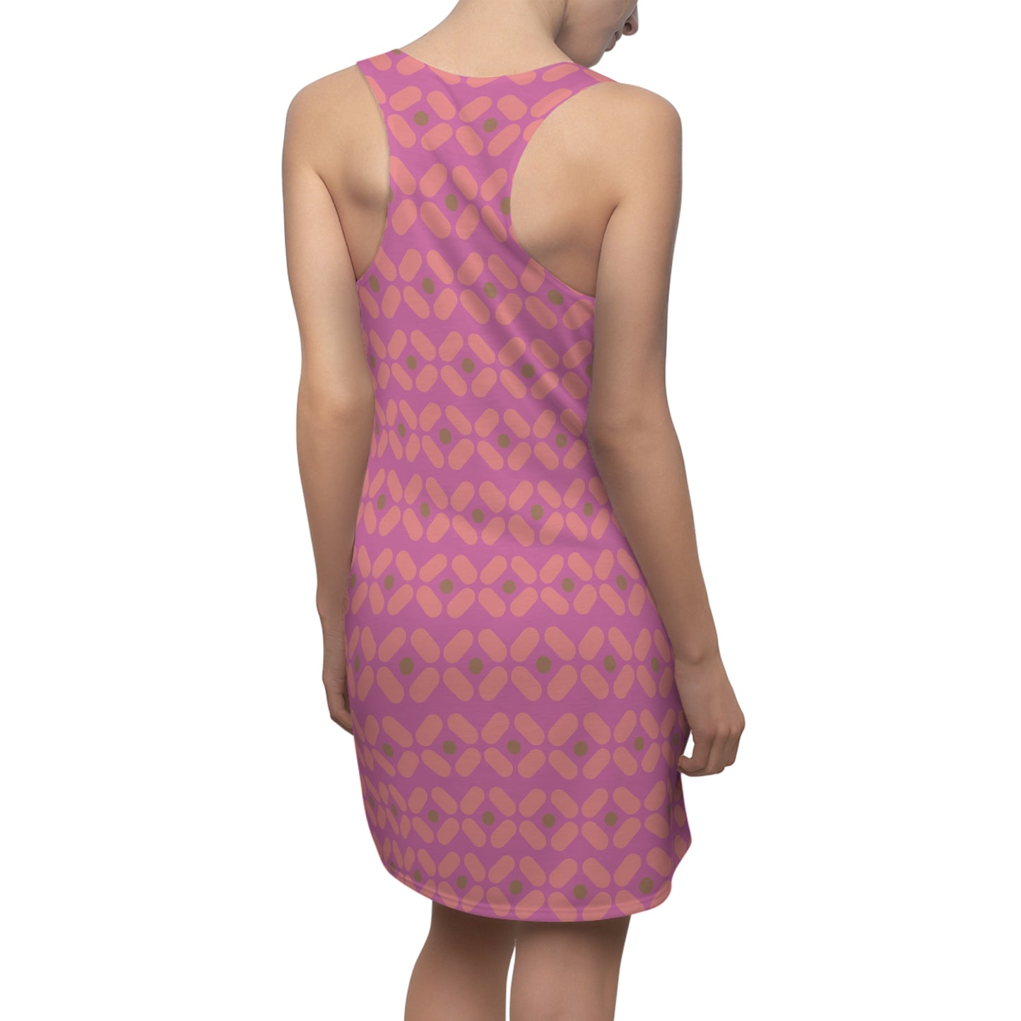 Rosa Rosé Racerback Kleid – Chic Sommerkleid