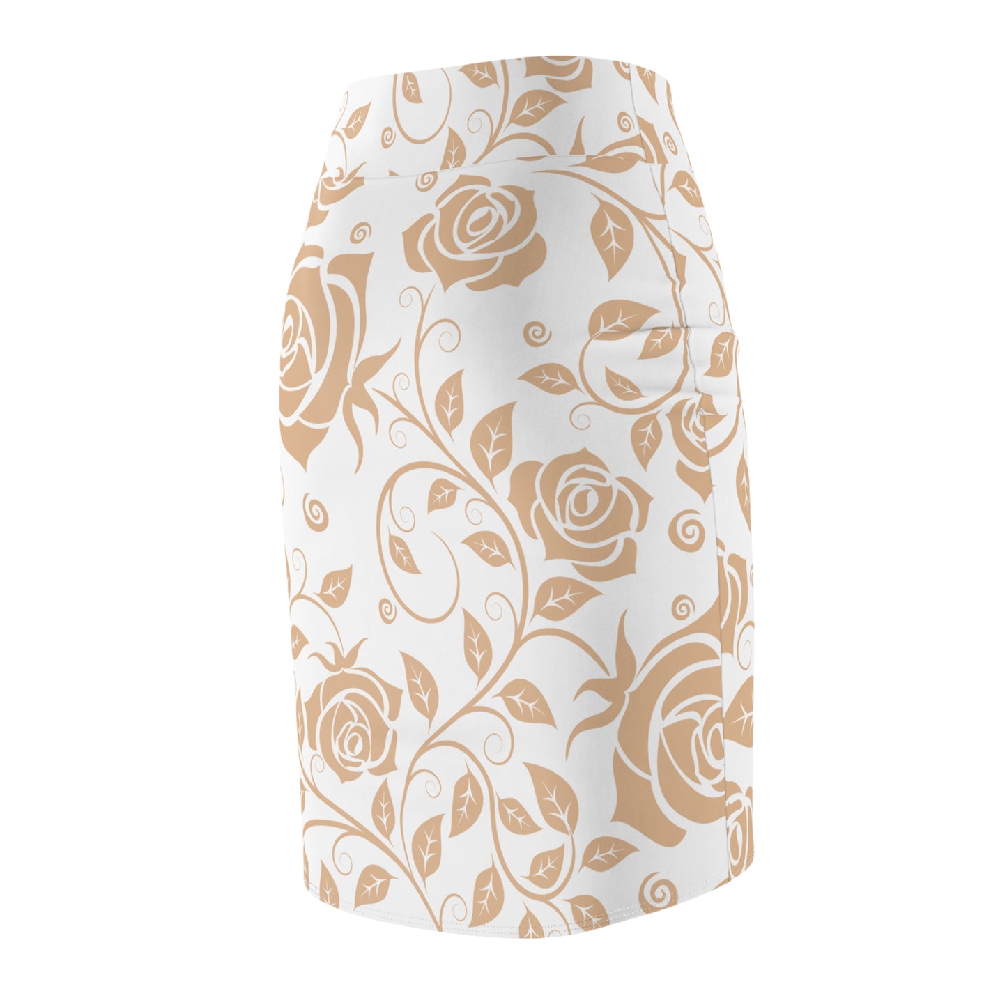 Damen Rock Floral Bleistift Elegant Business Event