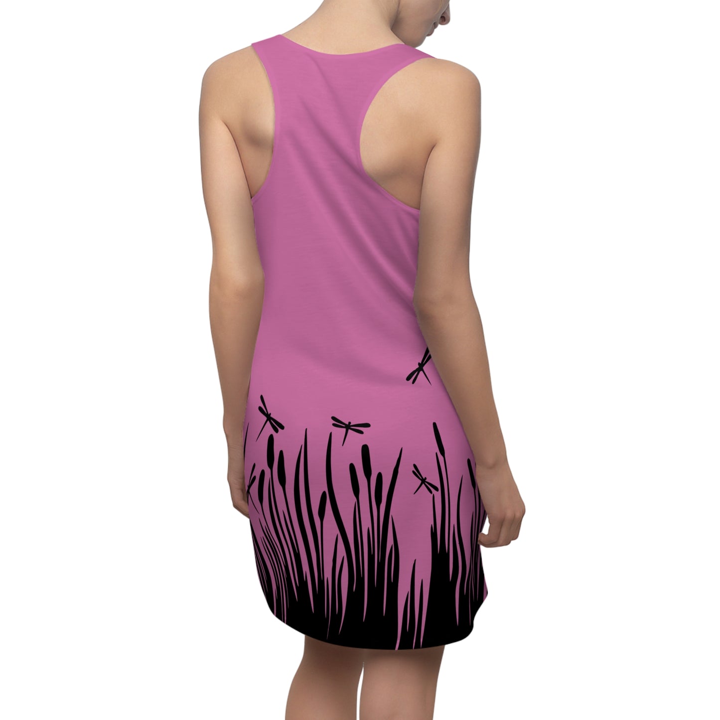 Rosanes Damen Kleid Libellen Design Racerback Sommer Freizeit Party
