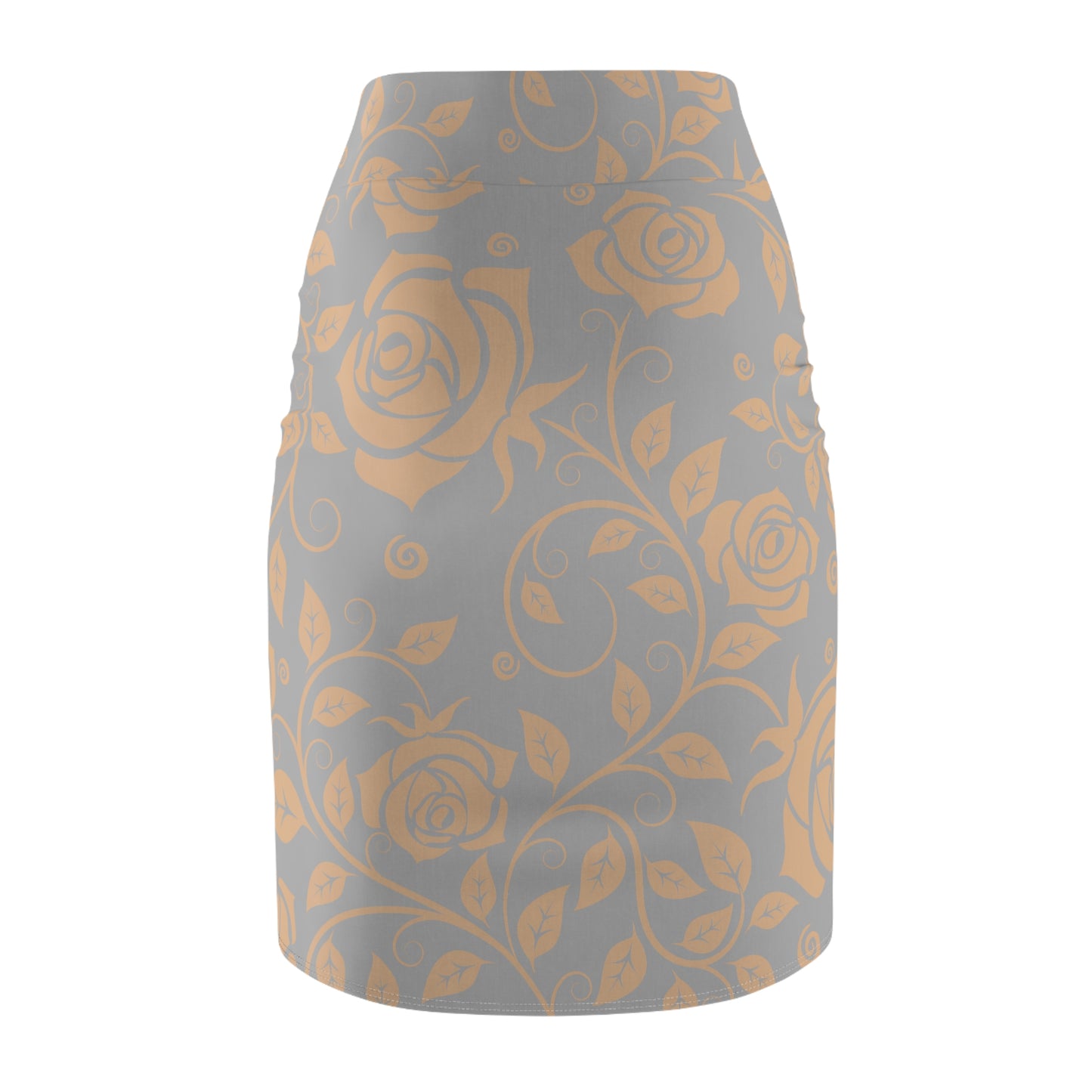 Damen Rock Floral Bleistift Elegant Business Event