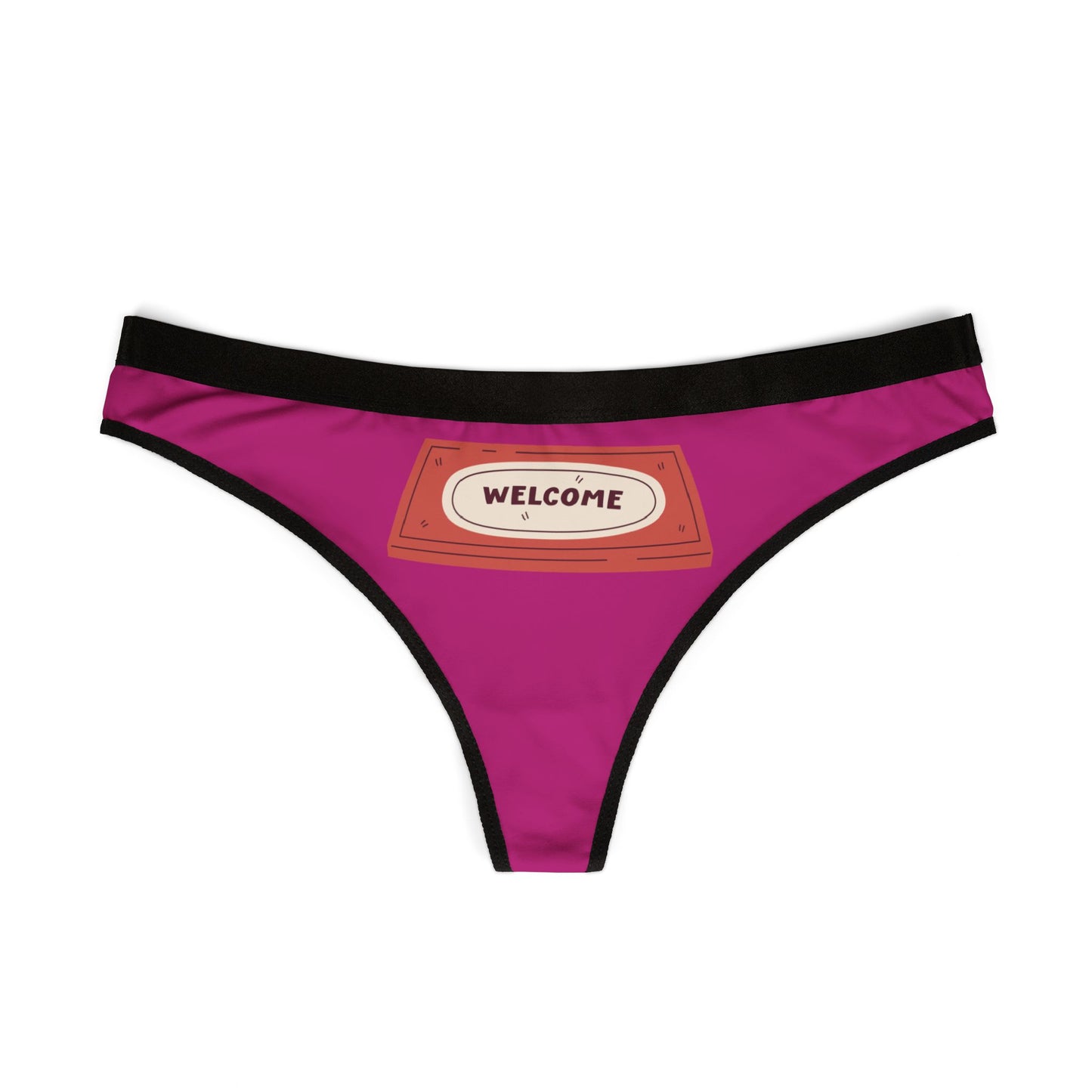 Damen Thong Unterwäsche Welcome Bequeme Slips MauserDesign