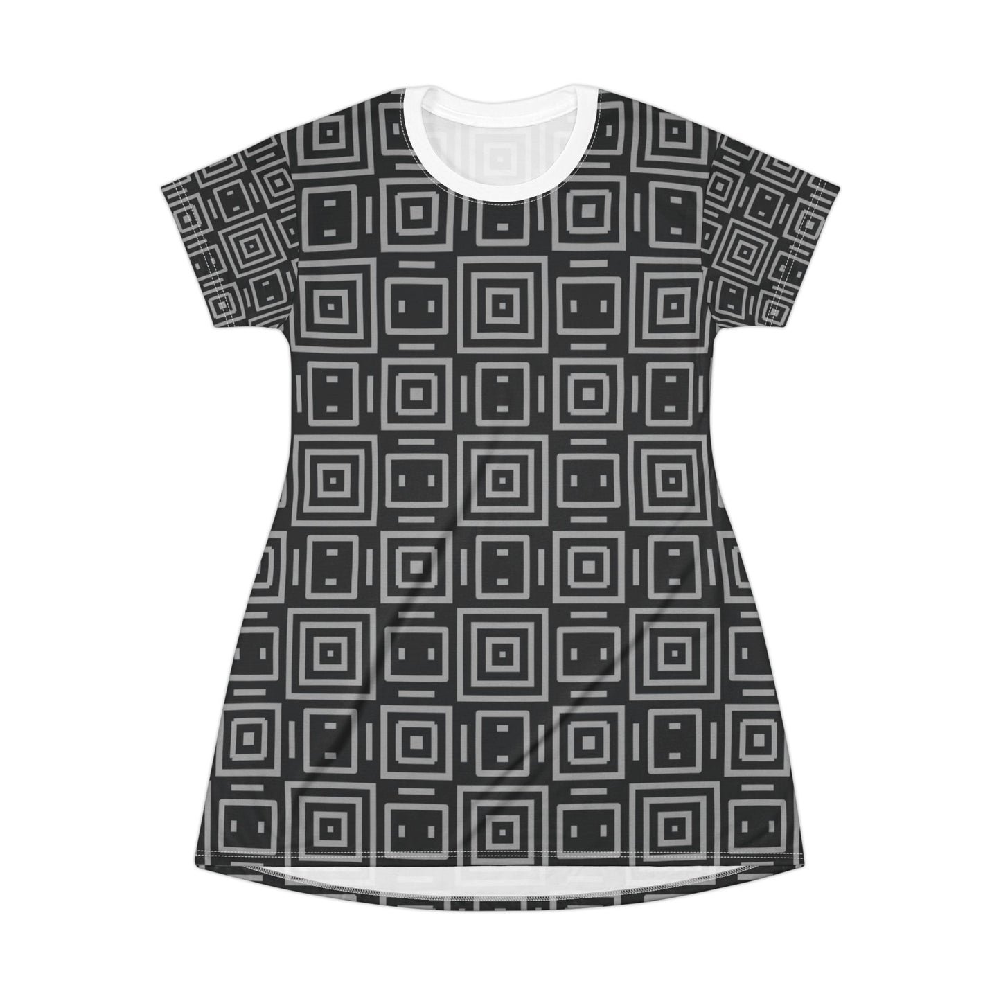 Damen Kleid Grafik T-Shirt Geometrisch Sommer Casual Modern