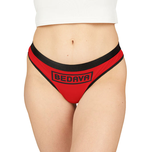 Damen Thong Unterwäsche Bequeme Atmungsaktive Slips BEDAVA Print