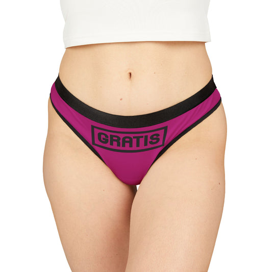 Damen Thong Unterwäsche Bequeme Atmungsaktive Slips Gratis Print