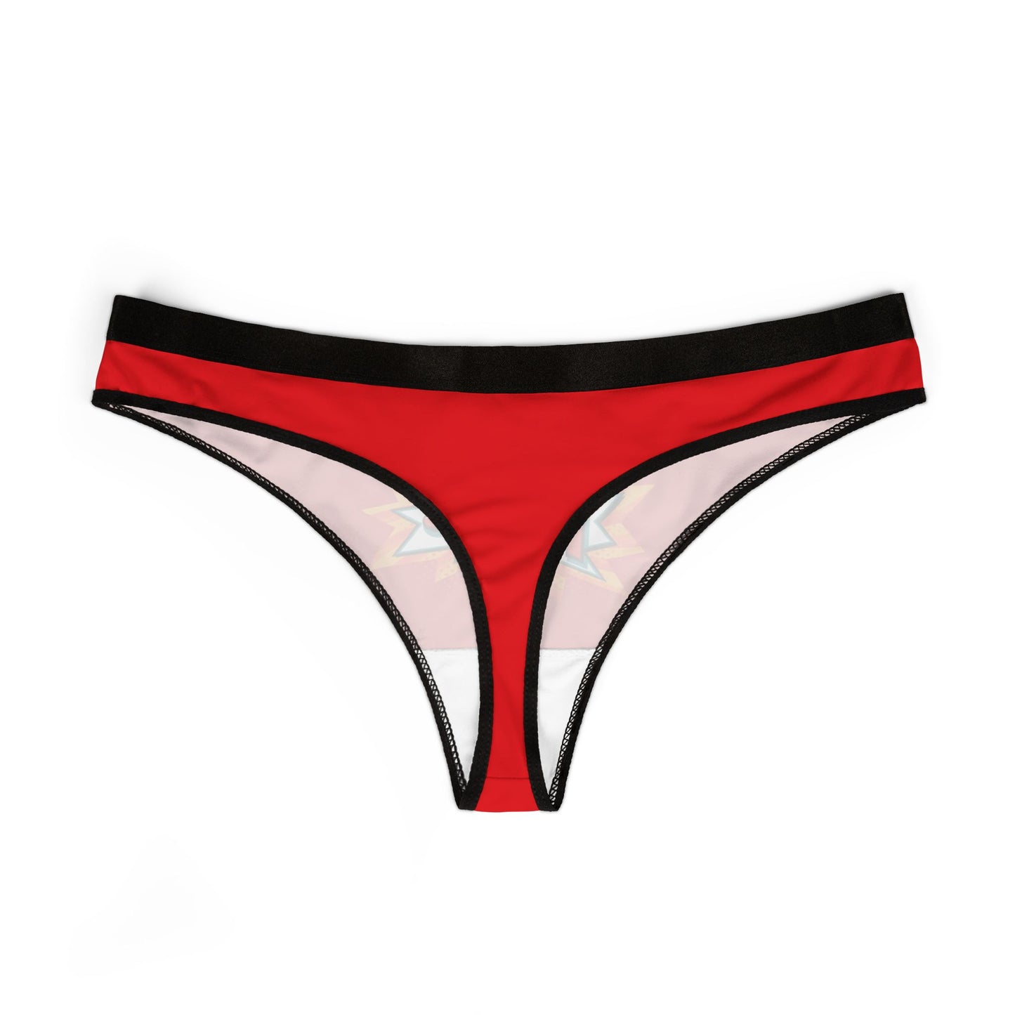 Damen Thong Unterwäsche Atmungsaktive Slips Bequem Free Print
