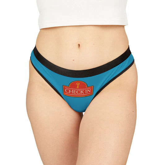 Türkises Damen Thong Unterwäsche Bequeme Atmungsaktive Slips