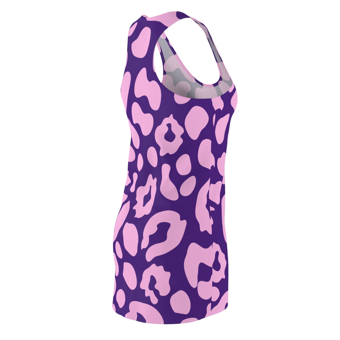 Pink Leopard Racerback Kleid – Trendiges Sommerkleid