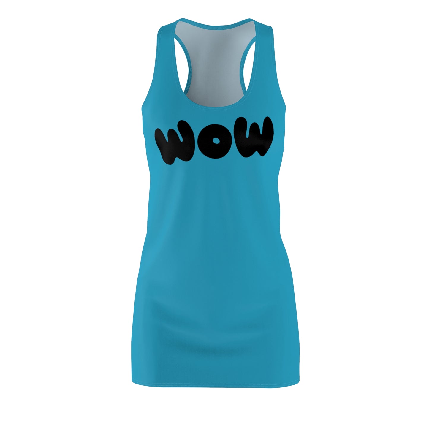 WOW Racerback Kleid – Türkises Trendkleid
