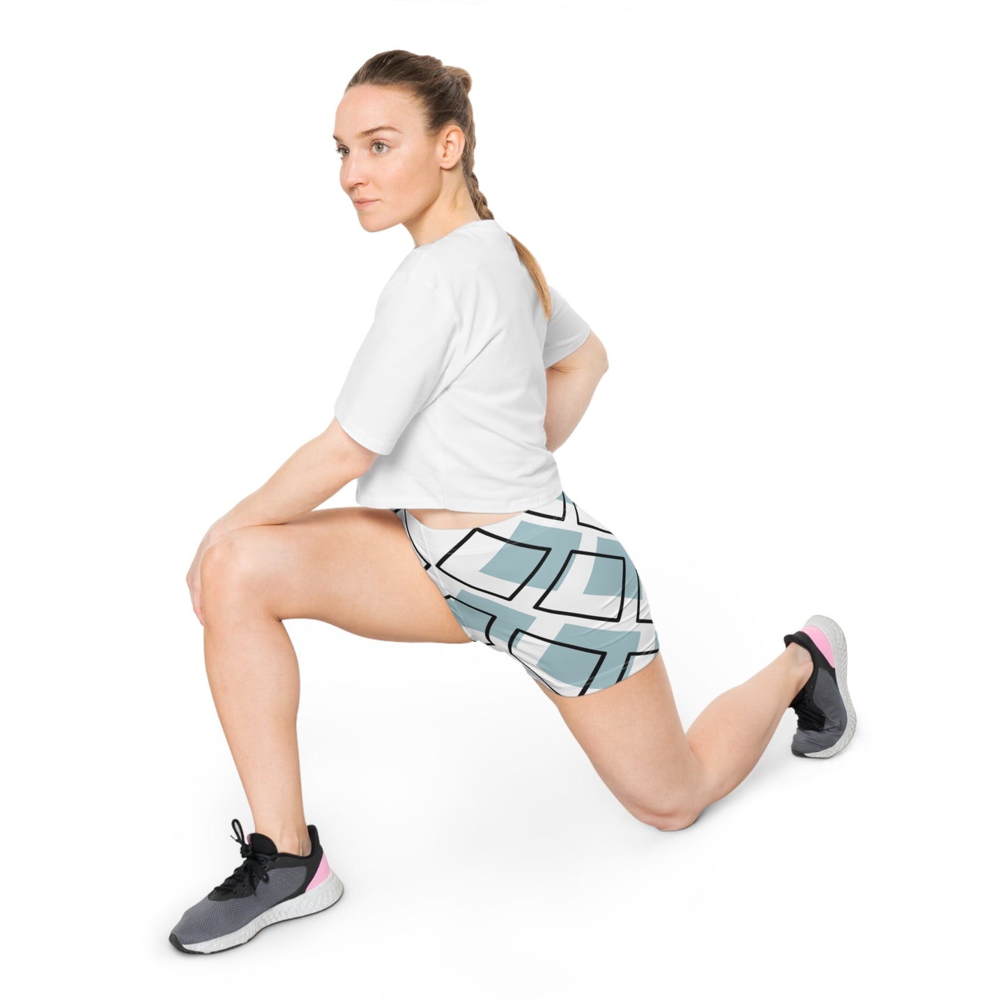 Damen Shorts Elektrisch Stilvoll Sommer Activewear Streetwear