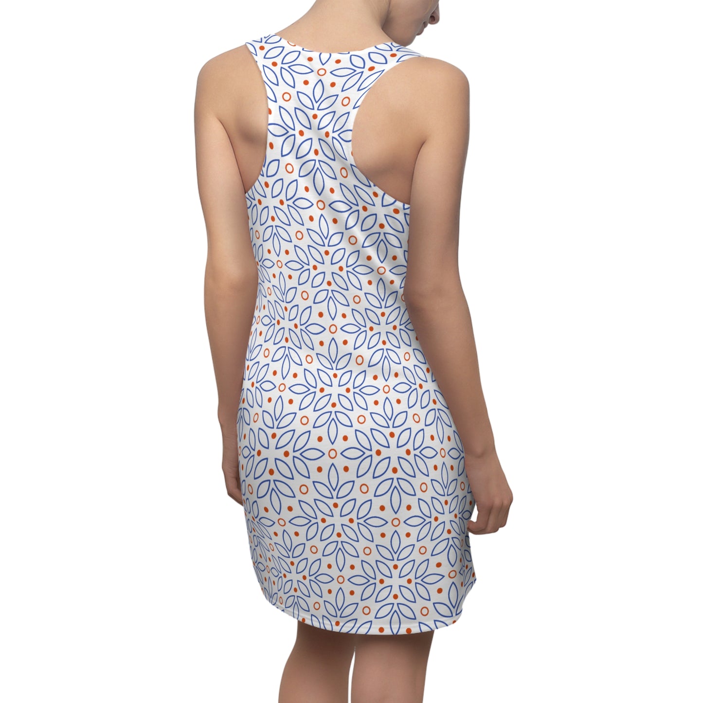 Bunt Floral Racerback Kleid – Sommer Damenmode