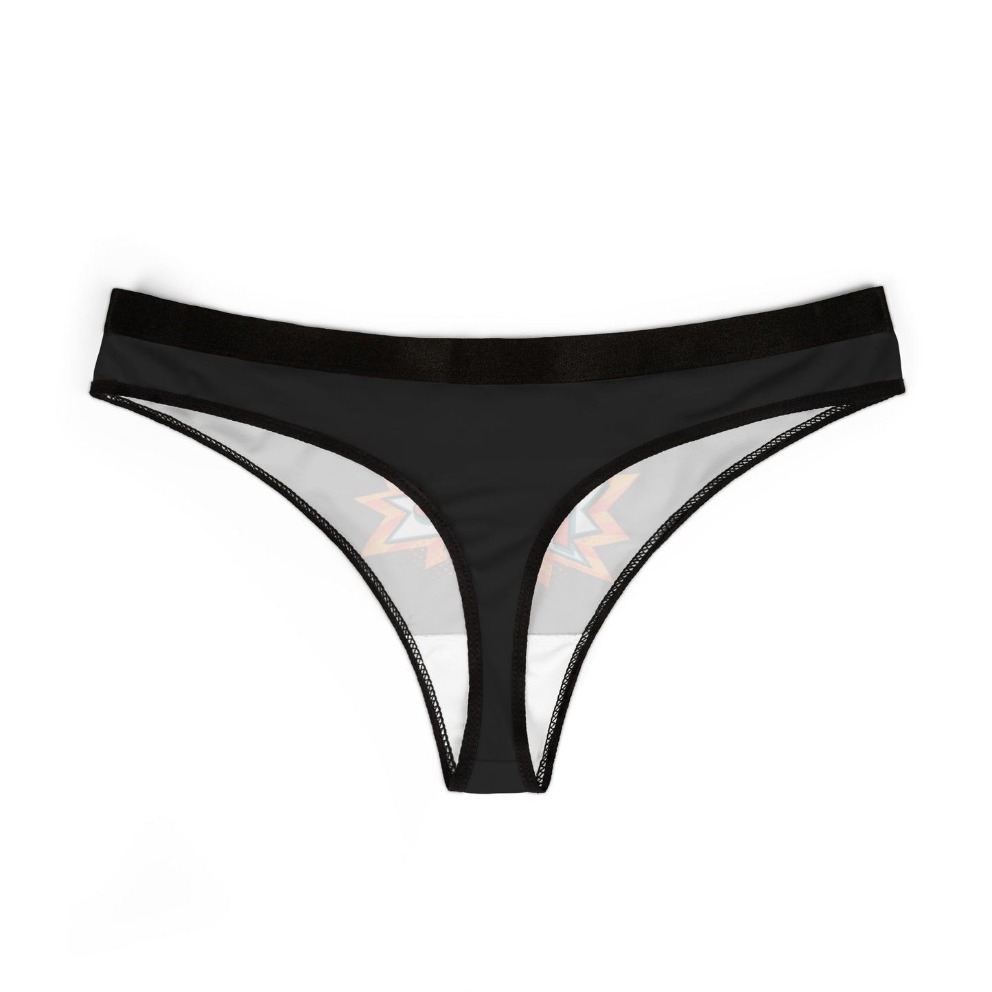 Damen Thong Unterwäsche Atmungsaktive Slips Bequem Free Print