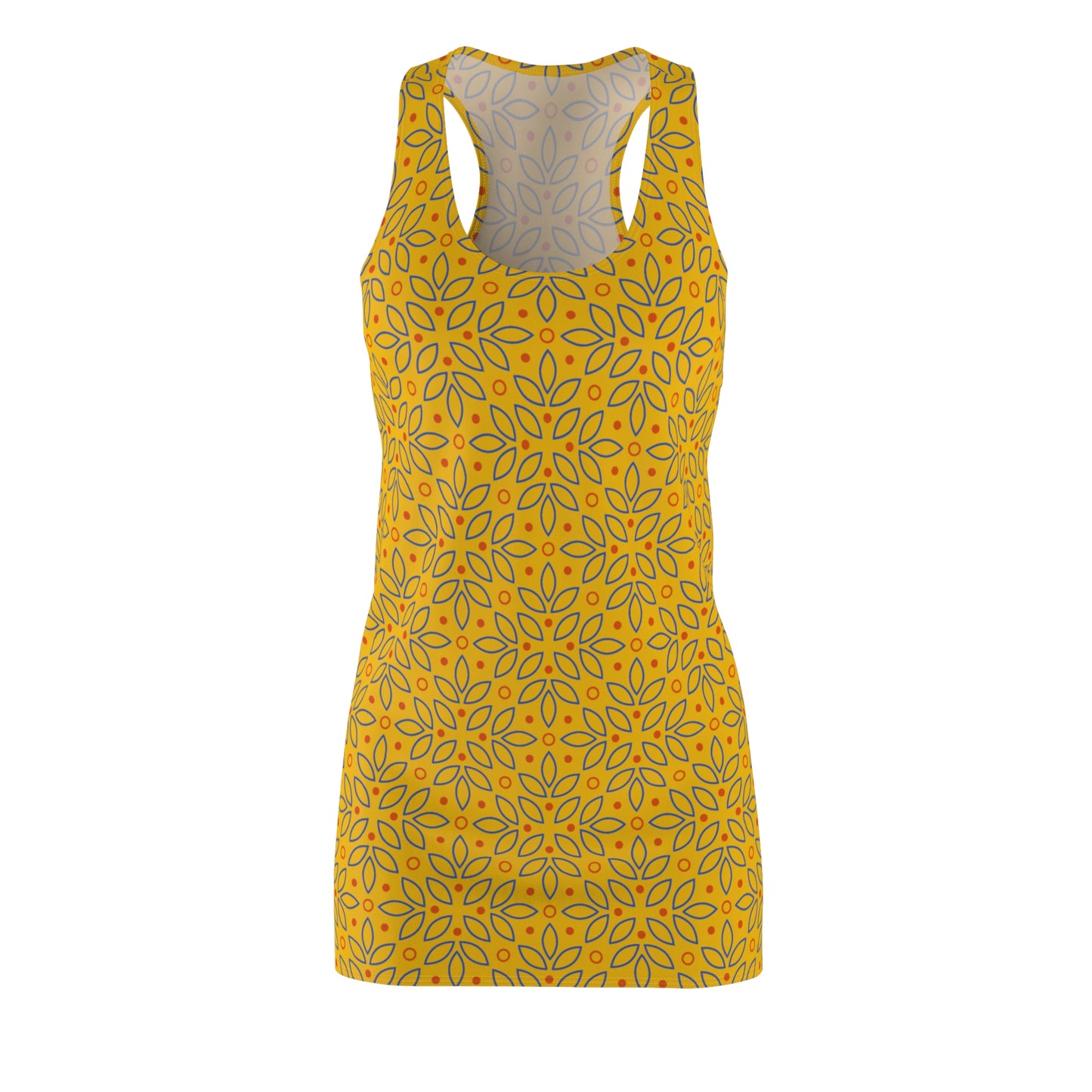 Bunt Floral Racerback Kleid – Sommer Damenmode