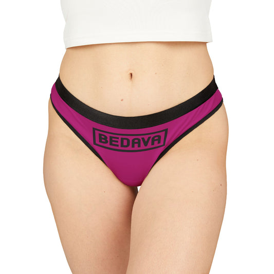 Damen Thong Unterwäsche Bequeme Atmungsaktive Slips BEDAVA Print
