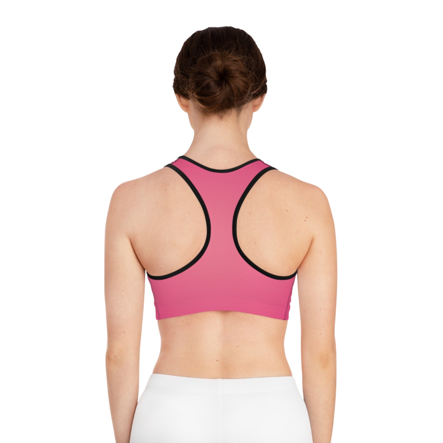 Damen Sport BH Atmungsaktiv Leichter Farbverlauf Fitness Yoga Top