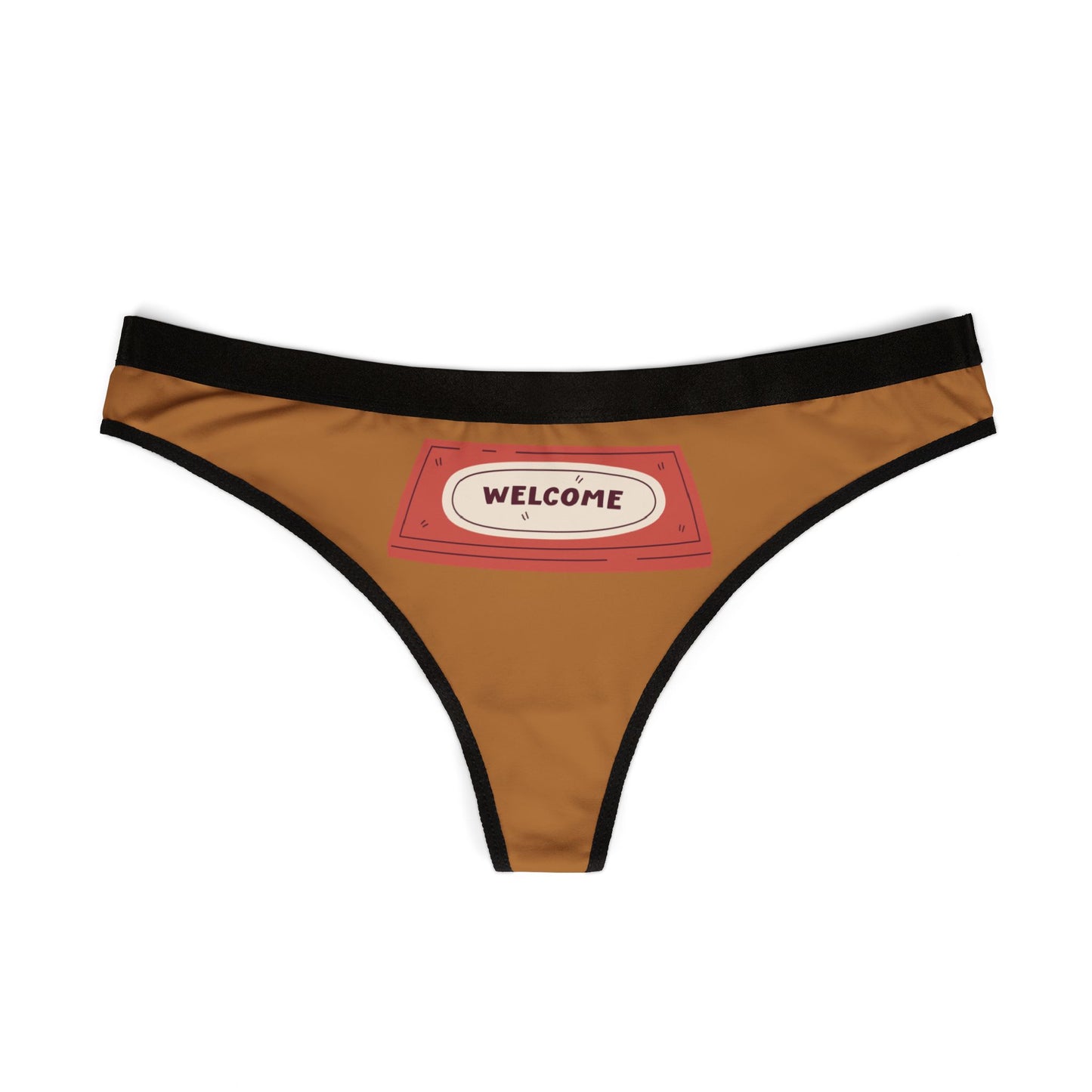 Damen Thong Unterwäsche Welcome Bequeme Slips MauserDesign