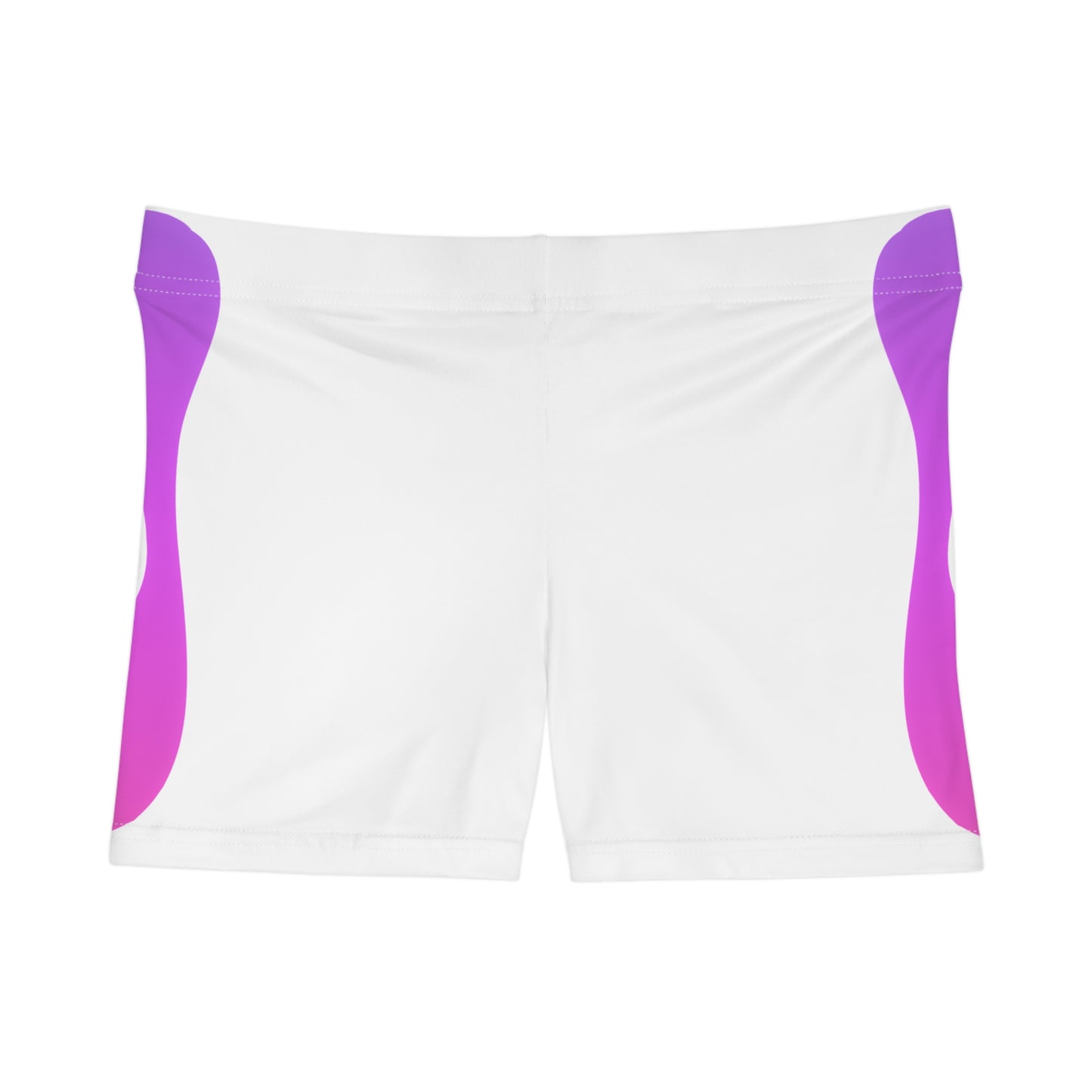 Damen Shorts Lila Kurven Design Sport Sommer Freizeit