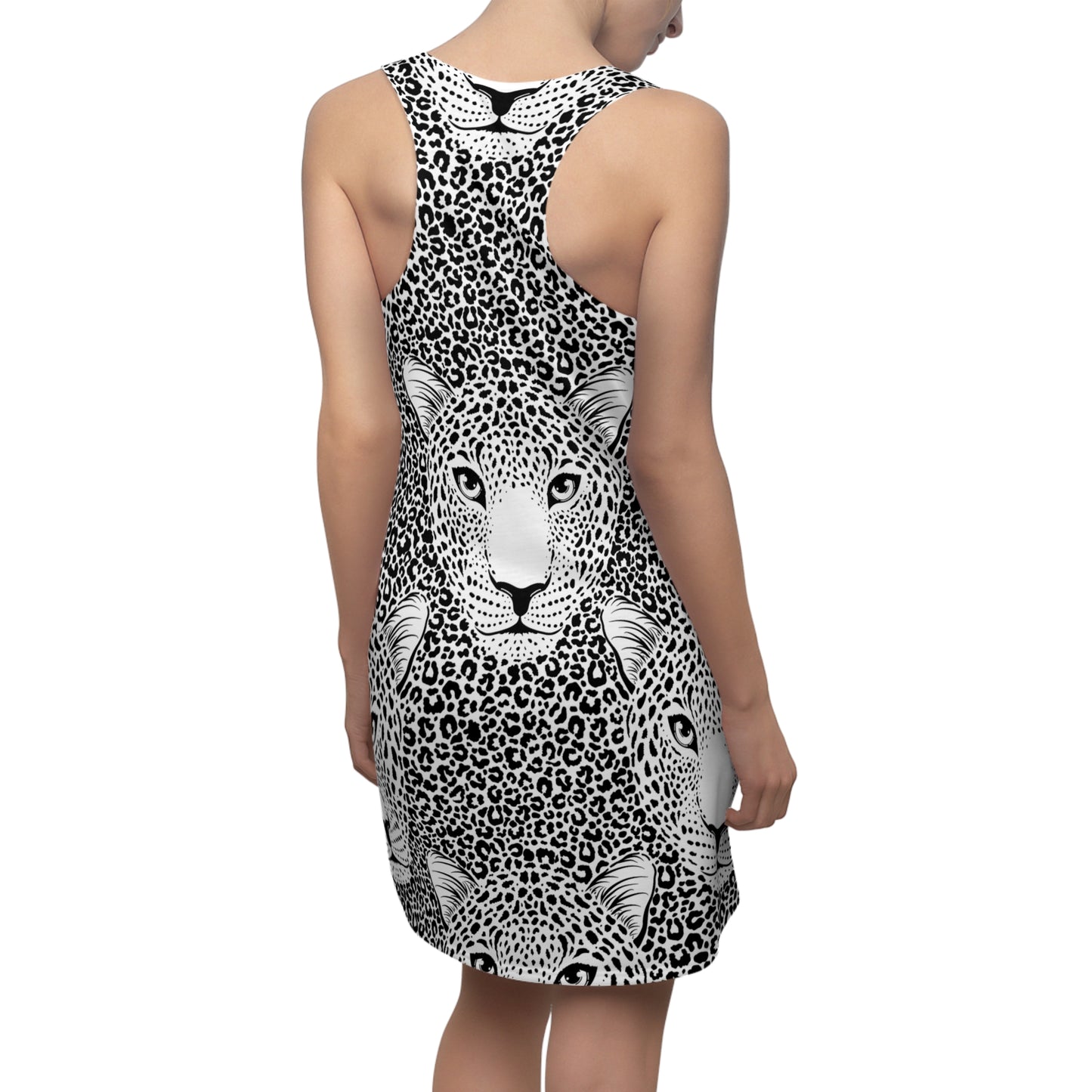 Leopard Print Racerback Kleid – Sommerkleid mit Animal Print, Sexy Streetwear, Trendiges Party Outfit für Damen