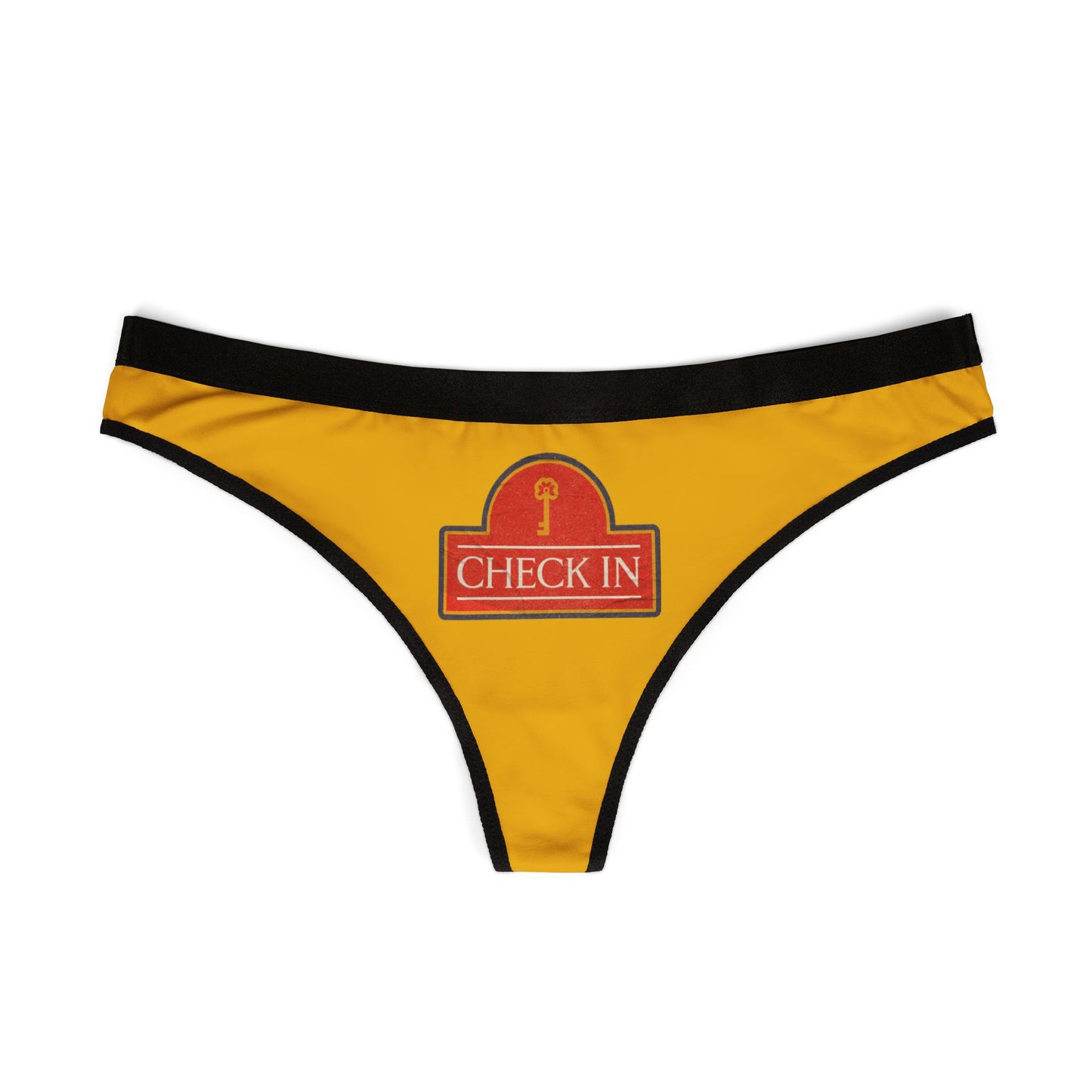 Gelbes Damen Thong Unterwäsche Bequeme Atmungsaktive Slips