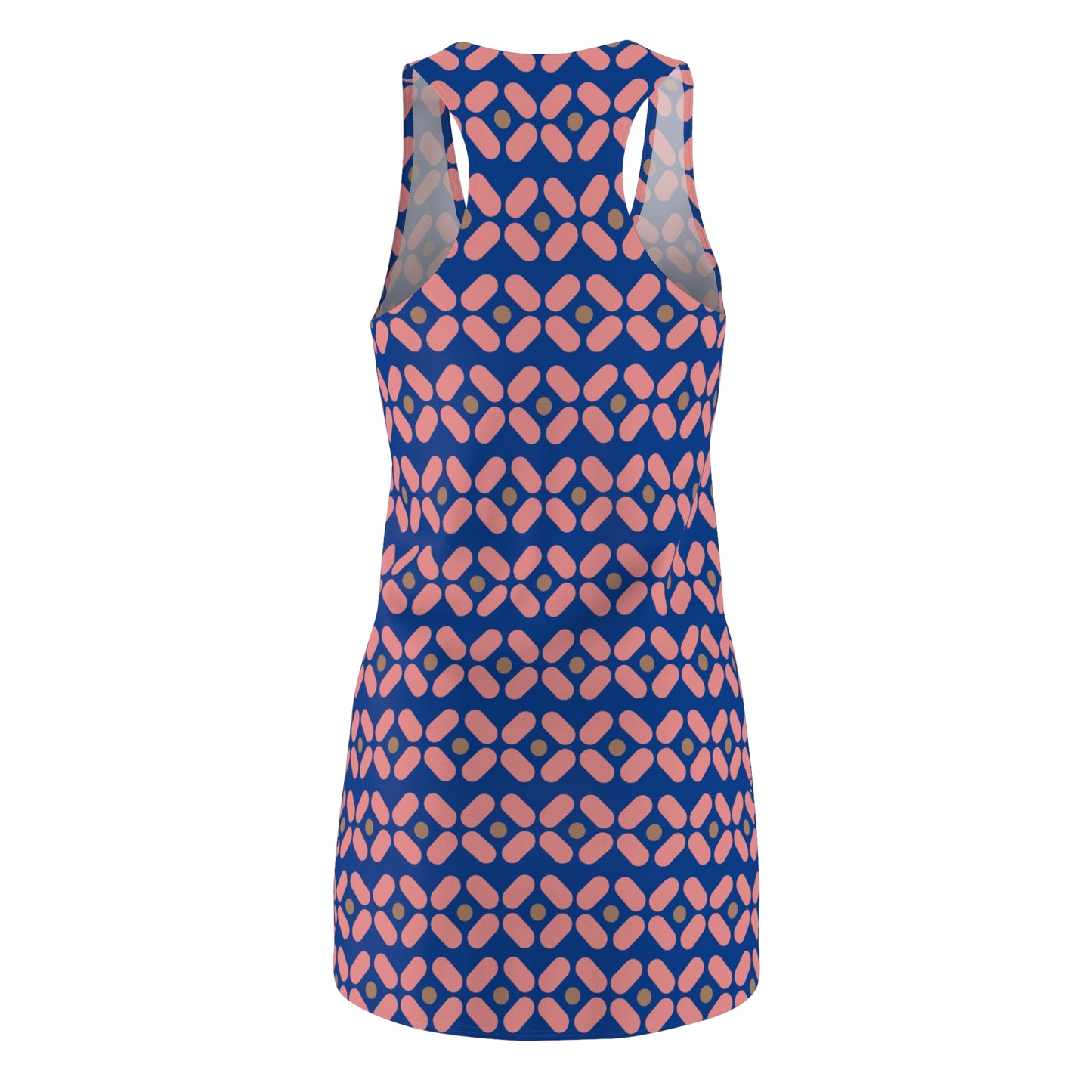 Blau Rosé Racerback Kleid – Chic Sommerkleid