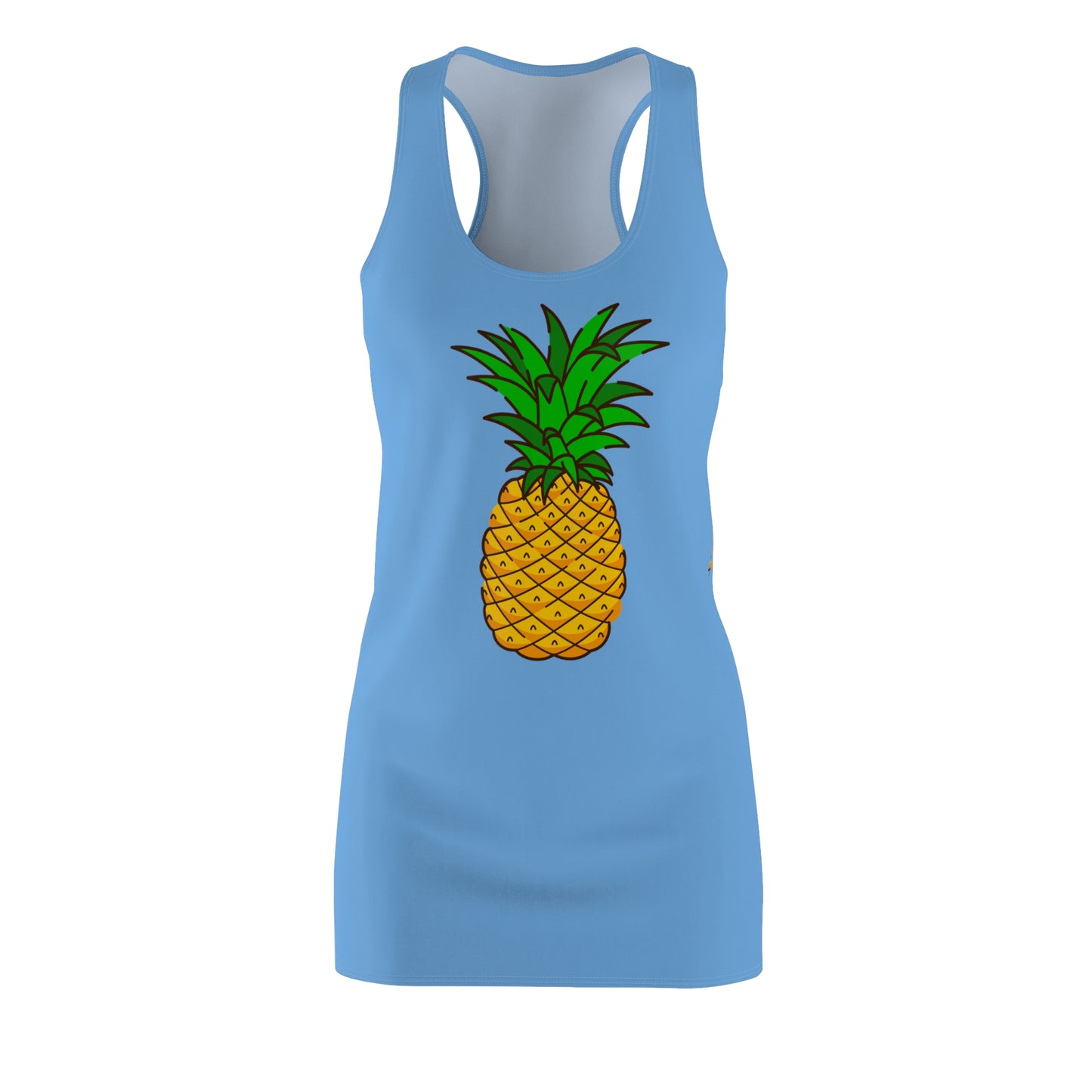 Ananas Racerback Kleid – Tropisches Sommerkleid
