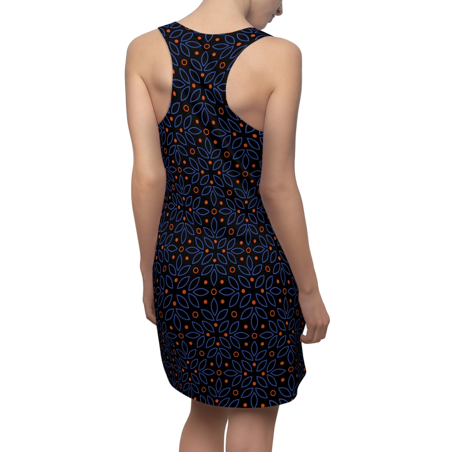 Bunt Floral Racerback Kleid – Sommer Damenmode