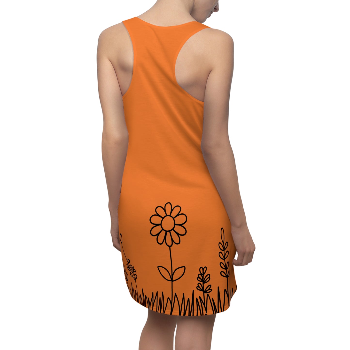 Crusta Blumen Racerback Kleid – Bequemes Sommerkleid