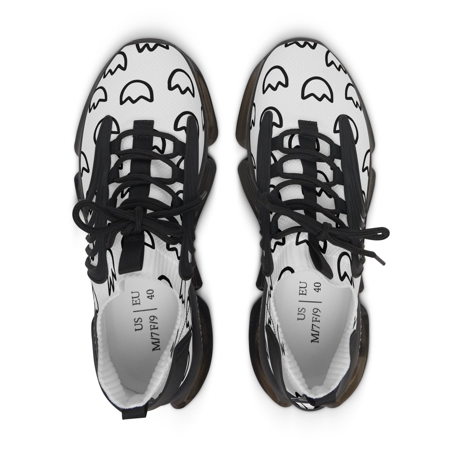Damen Sneaker mit Tulpenmuster – Stylische Sportschuhe