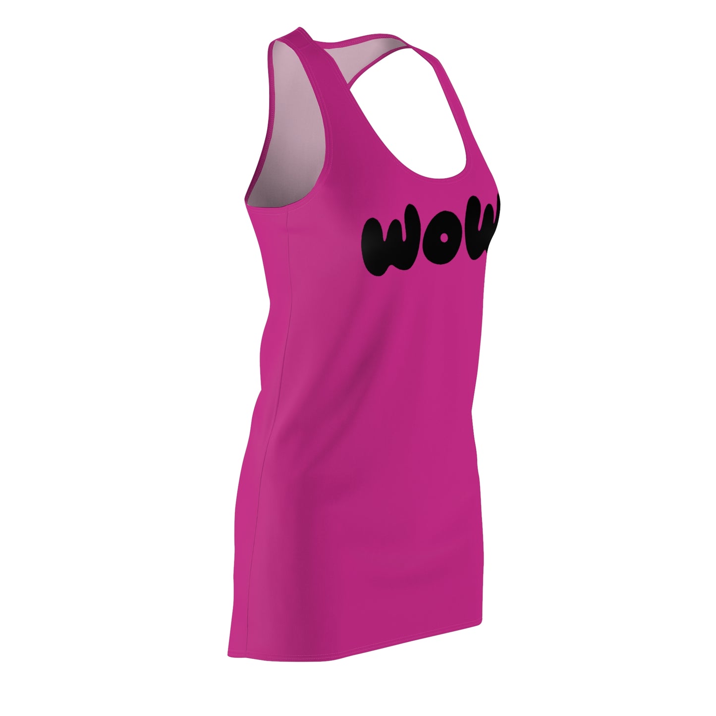 WOW Racerback Kleid – Pinkes Trendkleid