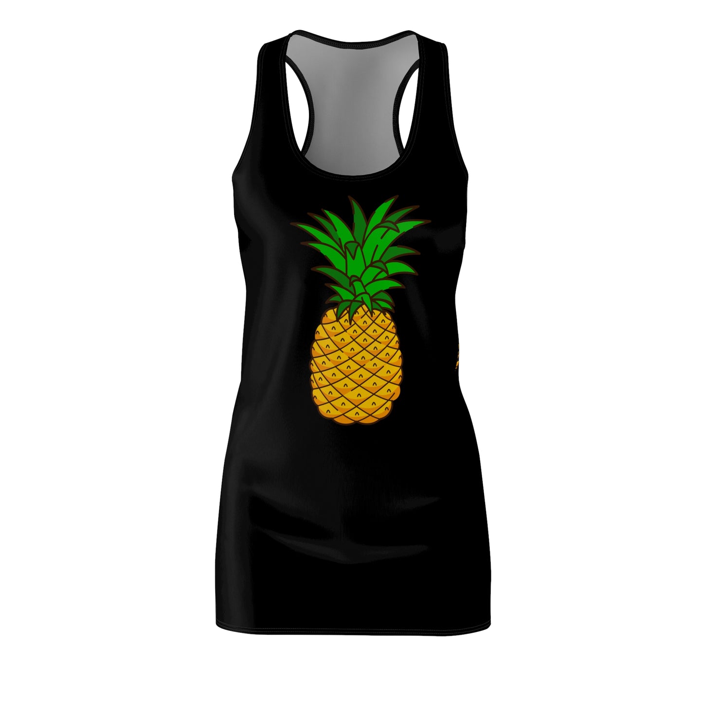 Ananas Racerback Kleid – Tropisches Sommerkleid