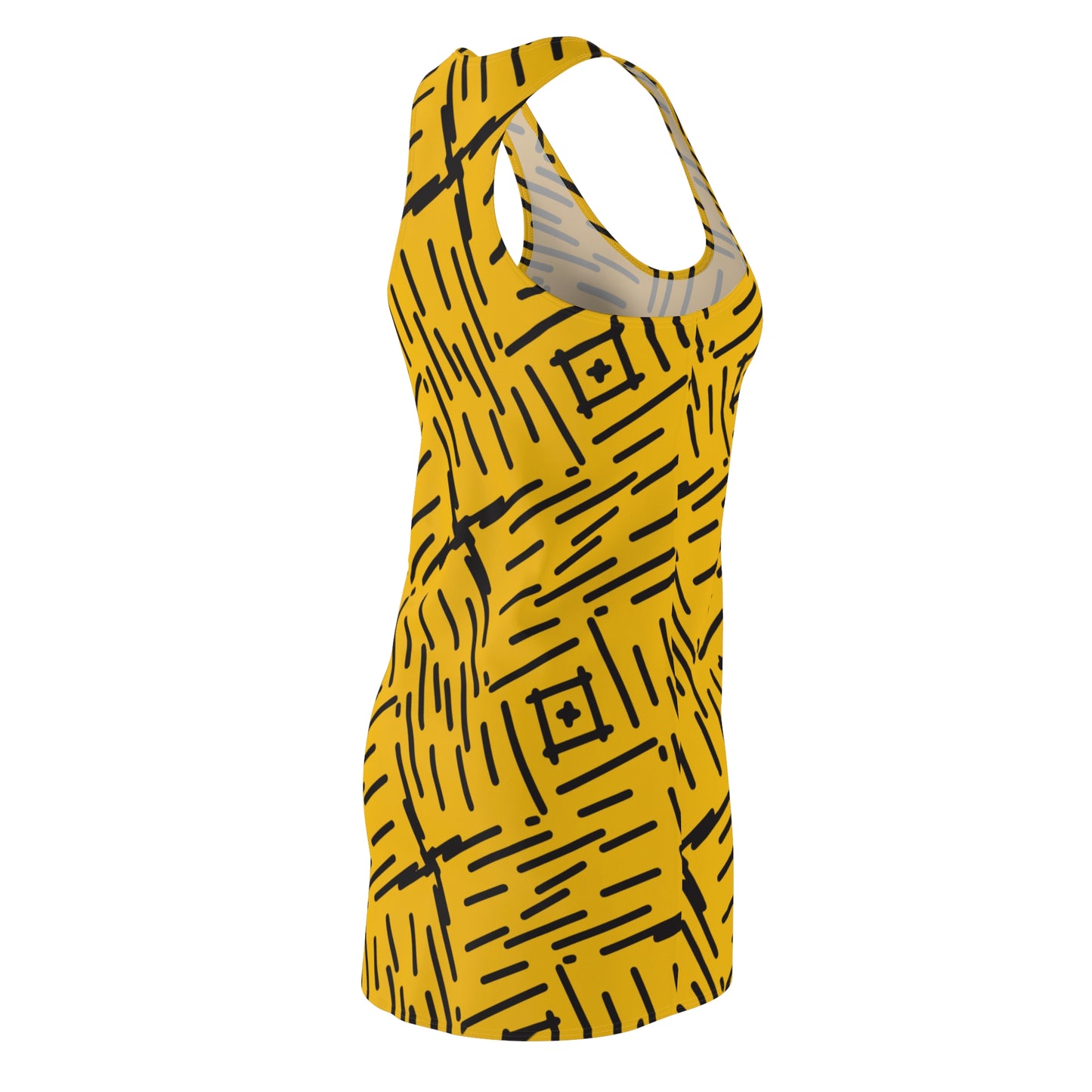 Abstrakt Racerback Kleid – Stylisches Sommerkleid