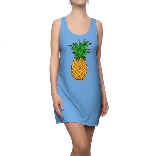 Ananas Racerback Kleid – Tropisches Sommerkleid