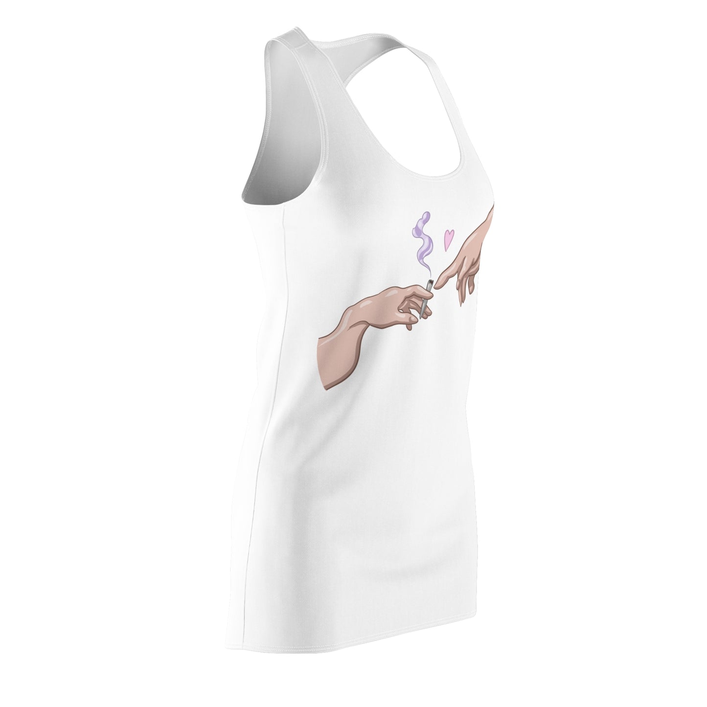 Cannabis Hand Racerback Kleid – Trendiges Festival Outfit