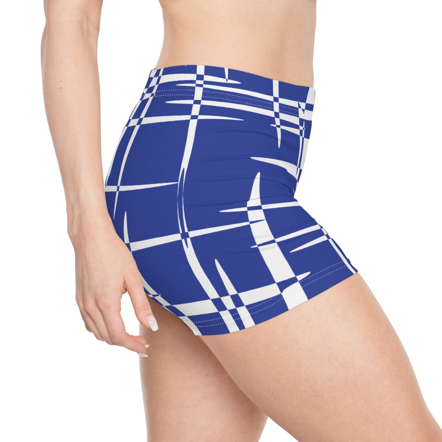 Damen Shorts Geometrisch Modern Premium Activewear Sport Freizeit