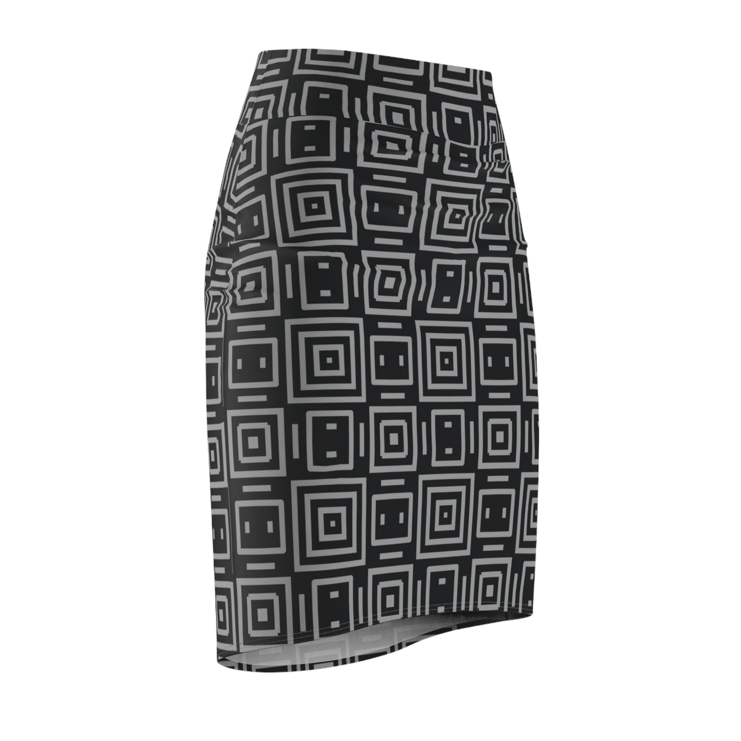 Elegant Geometric Pencil Skirt – Stilvoller Bleistiftrock für Damen, Modernes Muster, Perfekt für Business & Freizeit Chic Geometric Pencil Skirt for Women, Perfect for Work or Casual Outfits, Stylish Everyday Wear, Office Attire, Fashionable Gift