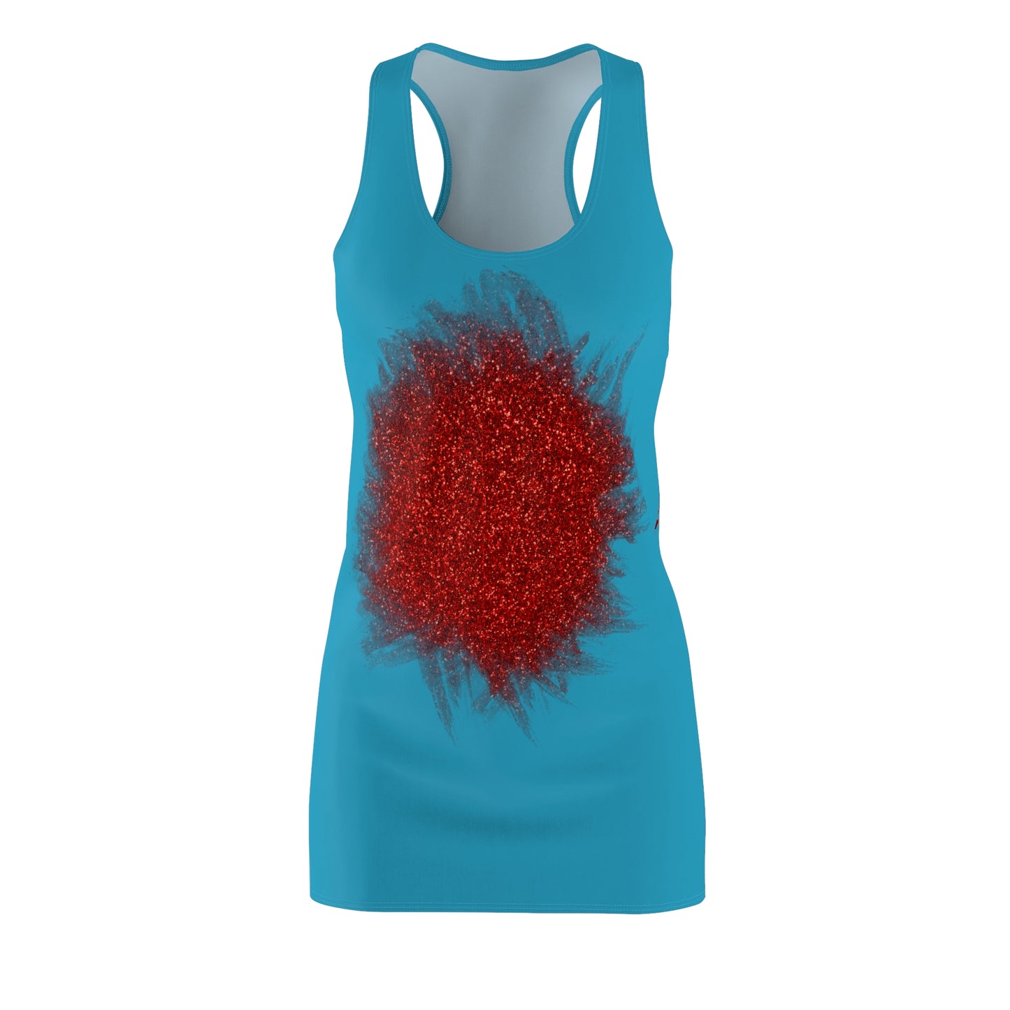 Rot Sparkle Racerback Kleid – Stylishes Partykleid